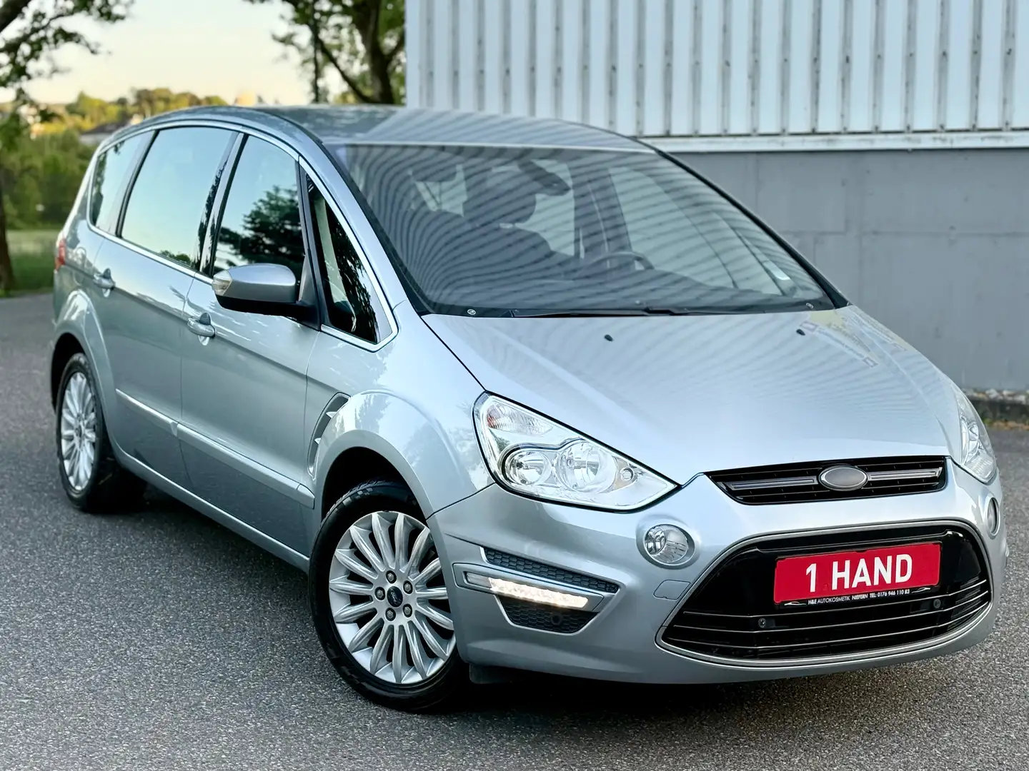 Ford S-Max 1.HAND-WENIG KİLOMETER-7.SITZER-TÜV NEU Синій - 1