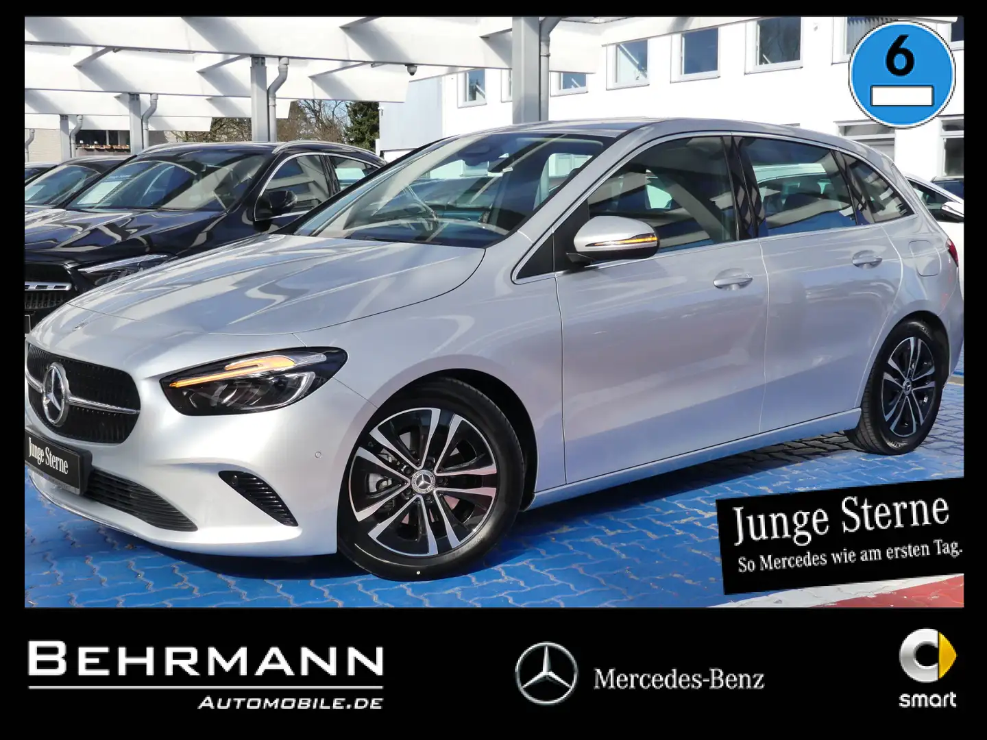 Mercedes-Benz B 180 B 180 Progressive Distronic+R-Kamera+LED-Scheinw Silber - 1