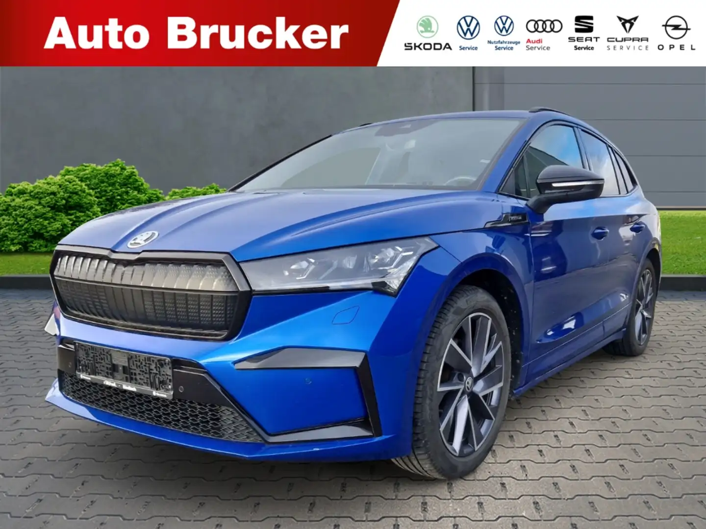 Skoda Enyaq 60 Sportline+Anhängerkupplung+Navi+Alufelgen+LED Blau - 1