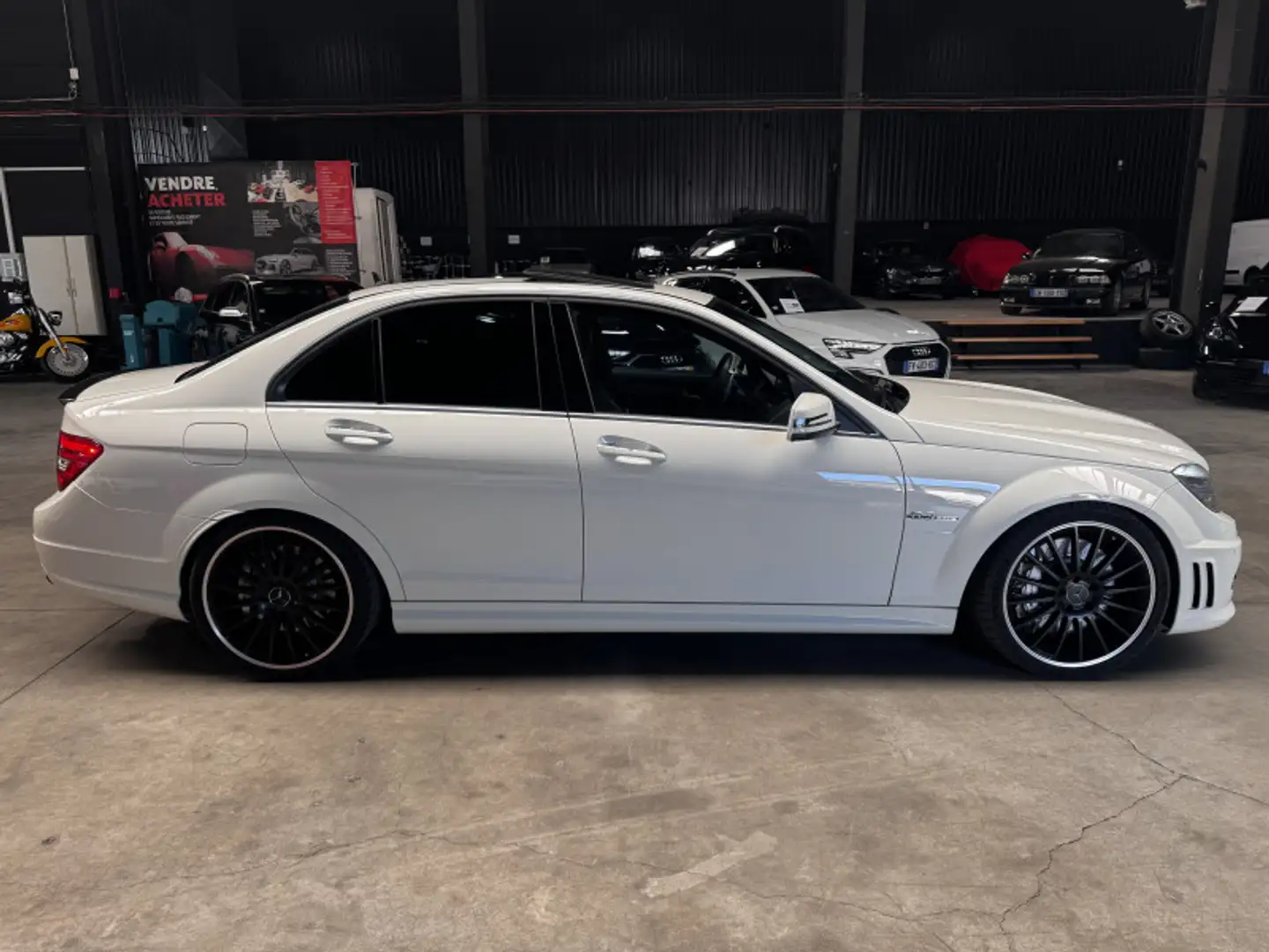 Mercedes-Benz C 63 AMG 63 AMG PACK PERFORMANCE PLUS 487ch CARNET COMPLET  Blanc - 2