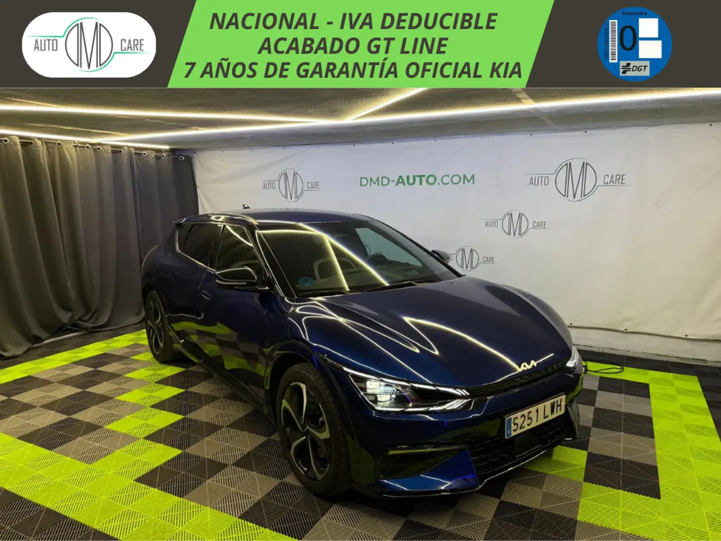 Kia EV6 Long Range GT-Line RWD 168kW Bleu - 1