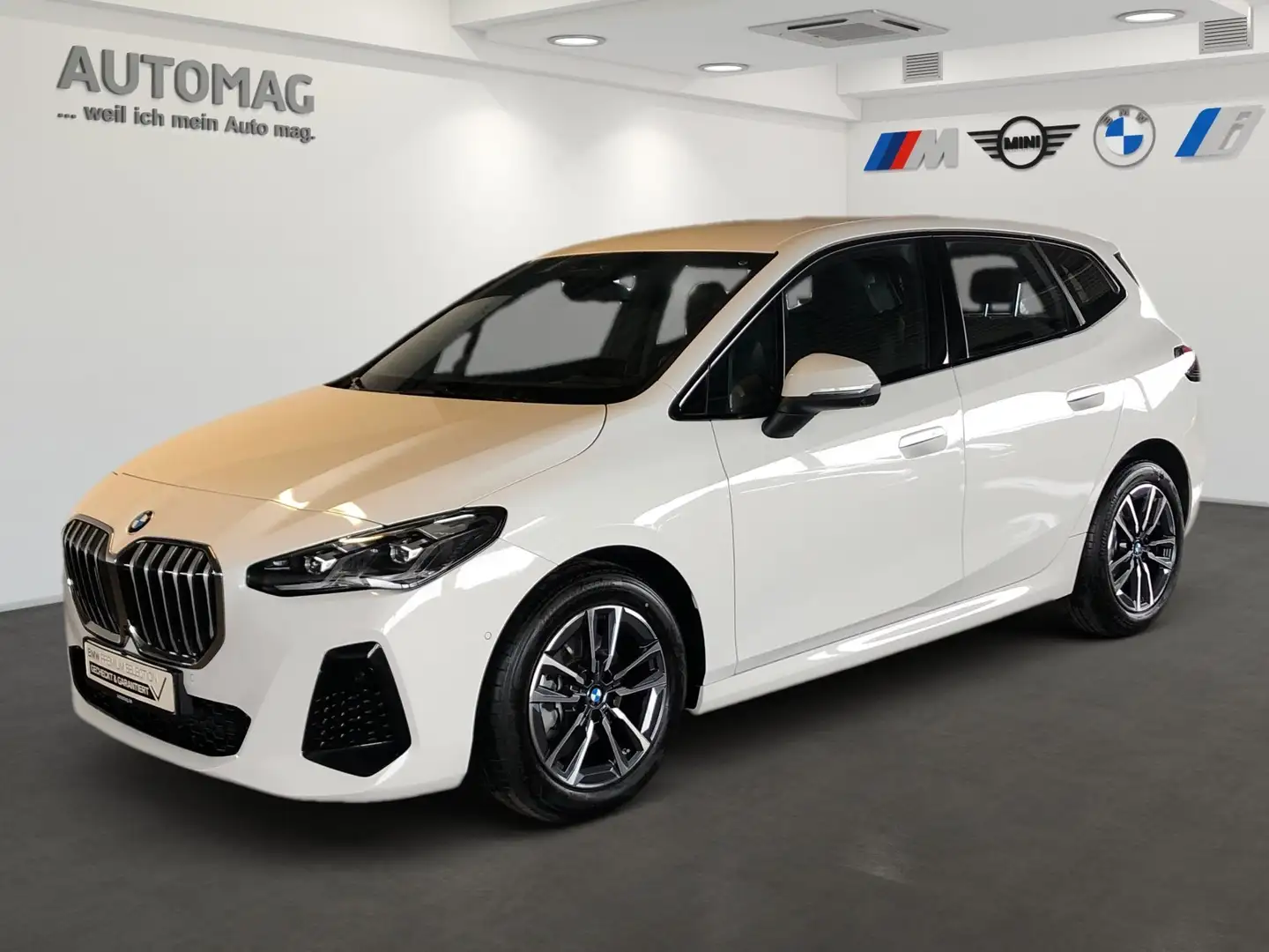 BMW 218 d M-Sport*AHK*Head Up*Park Assist Plus*17"*Live Co Weiß - 1