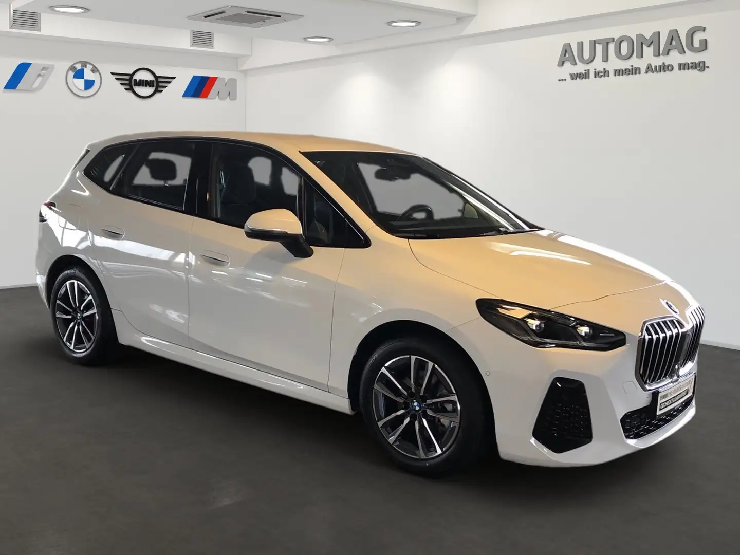 BMW 218 d M-Sport*AHK*Head Up*Park Assist Plus*17"*Live Co Weiß - 2