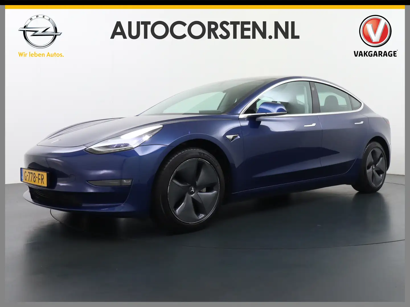 Tesla Model 3 Long Range AWD 75kWh 463PK FSD-3 Computer Premium Blauw - 1