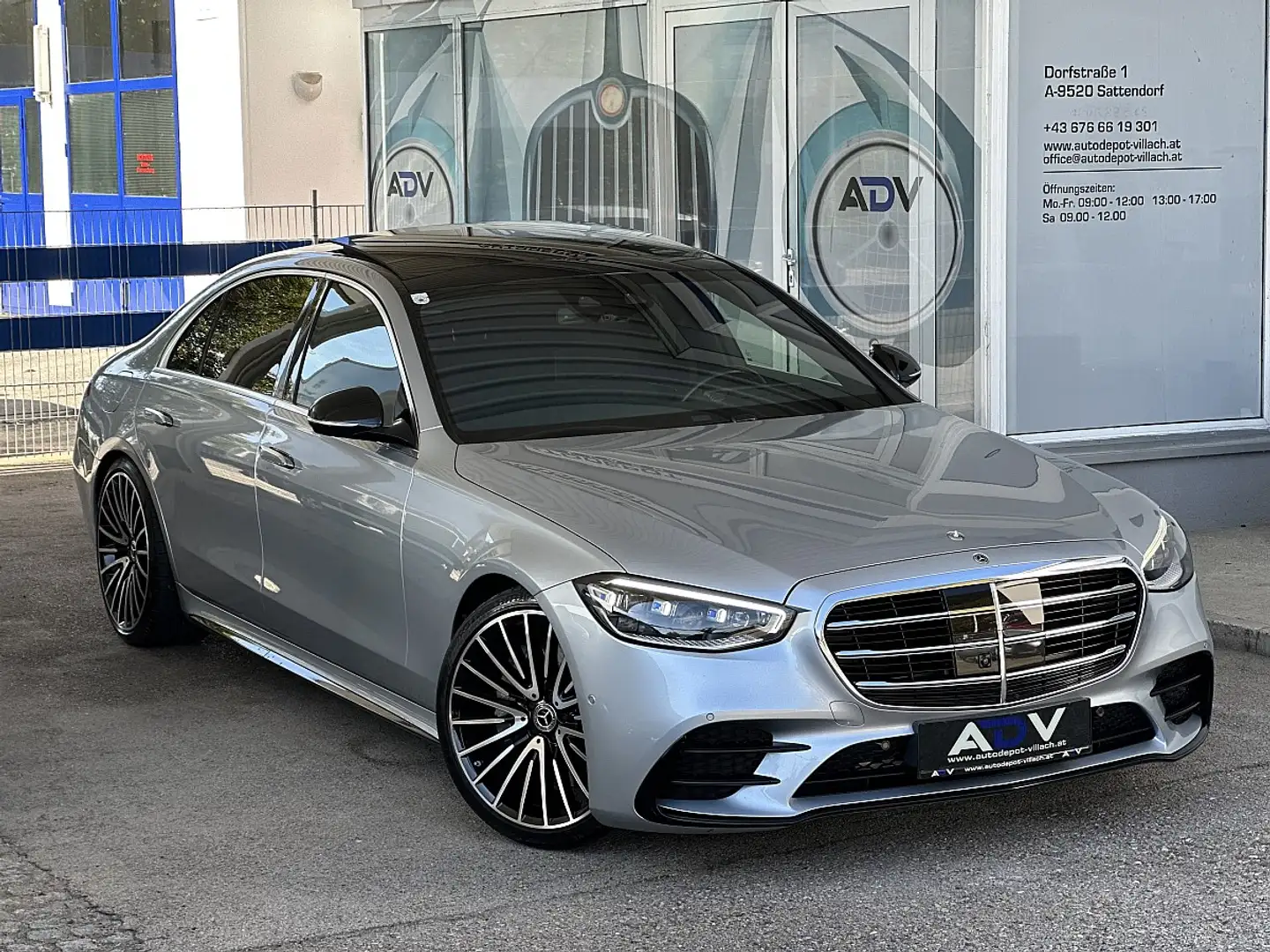 Mercedes-Benz S 400 d lang AMG-Line 4MATIC Aut. Silber - 2