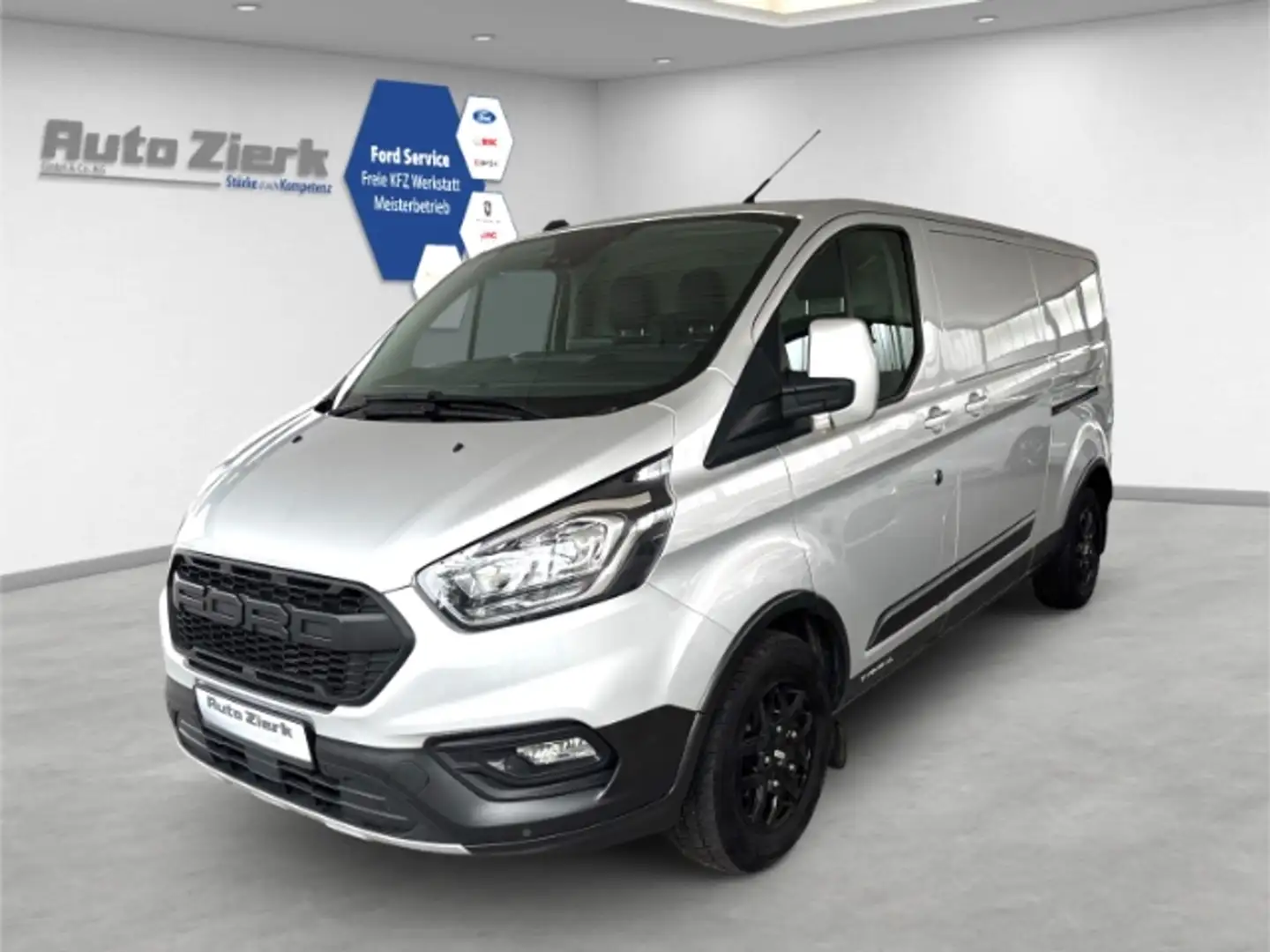 Ford Transit Custom Kasten 300 L2 Trail 2.0 AHK NAVI RFK Silber - 1