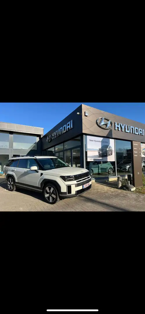 Hyundai SANTA FE 1.6 Plugin-Hybrid 4WD Luxury 7-Zit Blanc - 2