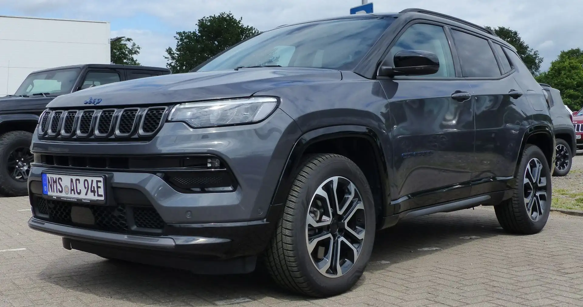 Jeep Compass S PHEV Leder-VFW Gris - 1
