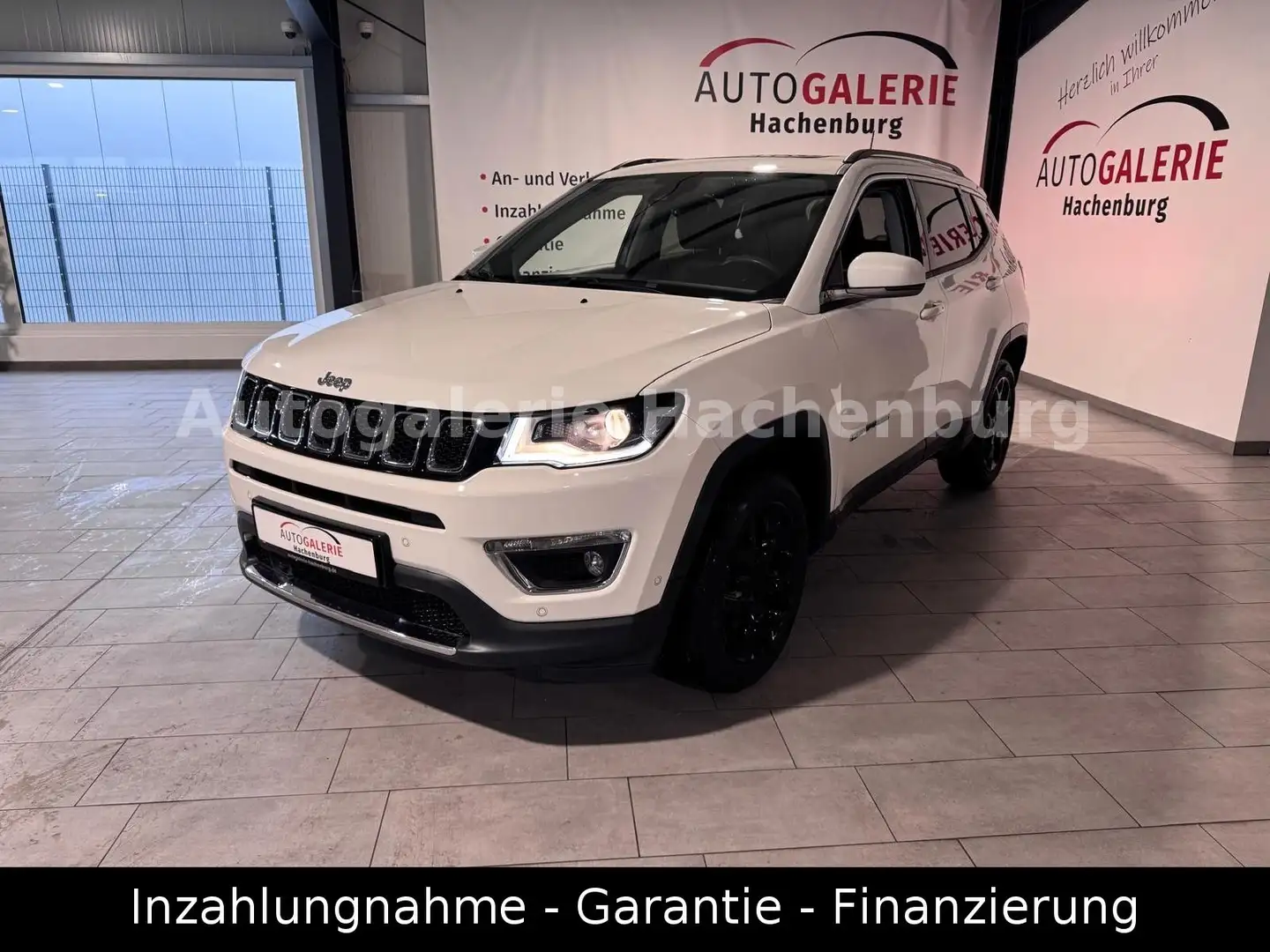 Jeep Compass Limited 4WD/1.Hd./CarPlay/Leder/Pano/CAM Weiß - 1