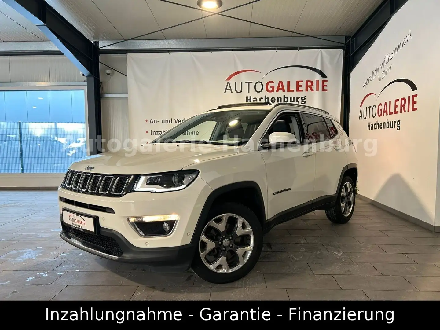 Jeep Compass Limited 4WD/1.Hd./CarPlay/Leder/Pano/CAM Blanc - 1