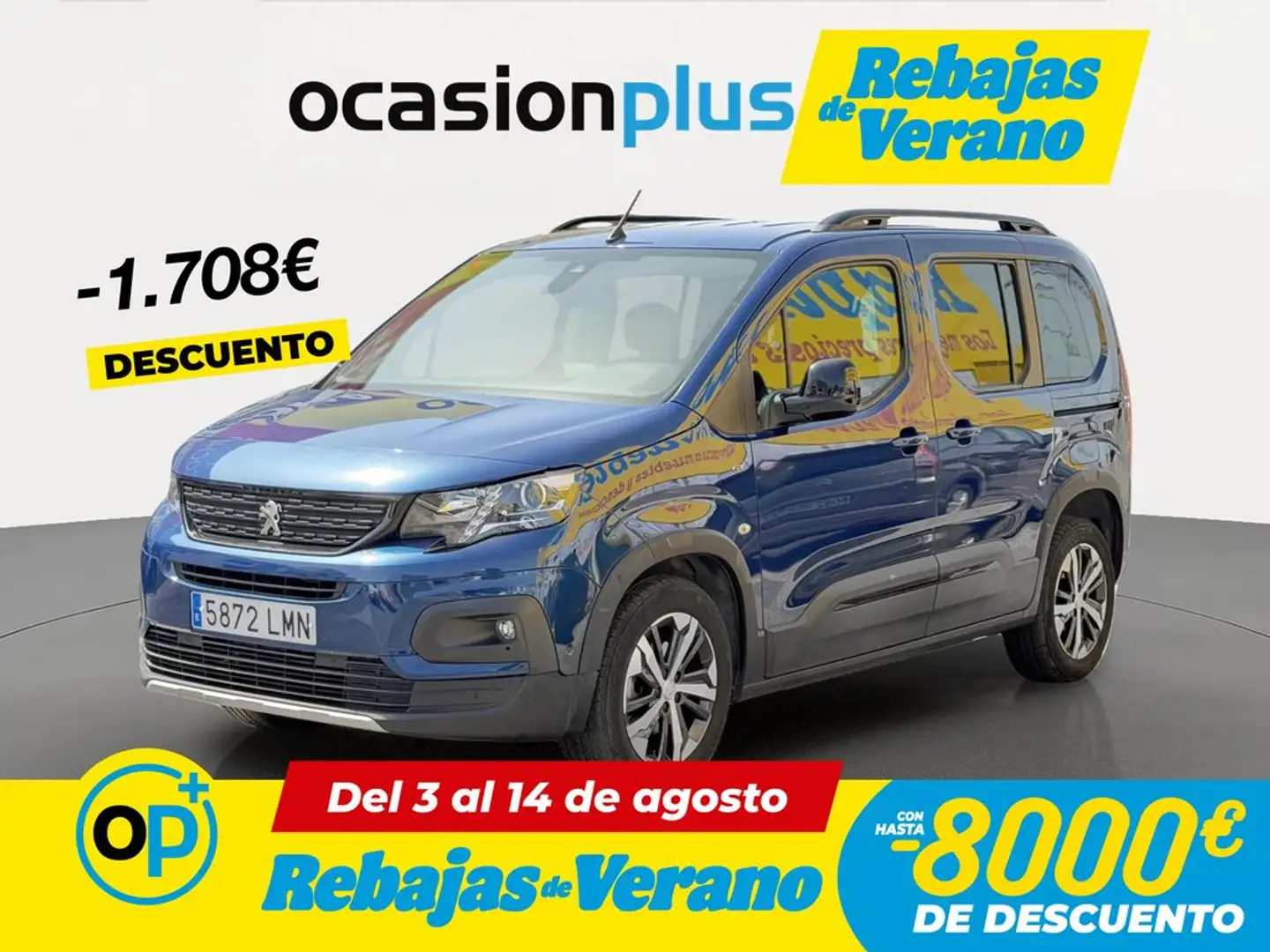 Peugeot Rifter 1.5BlueHDi S&S Standard GT 130 Azul - 1