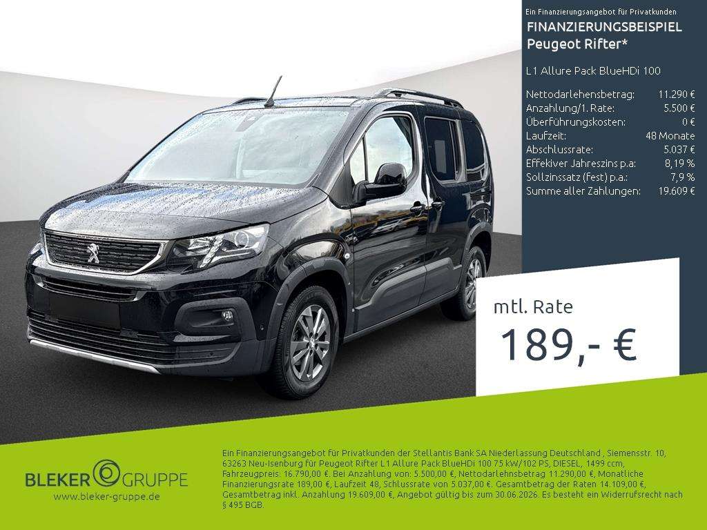 Second hand Peugeot Riffter 1.5