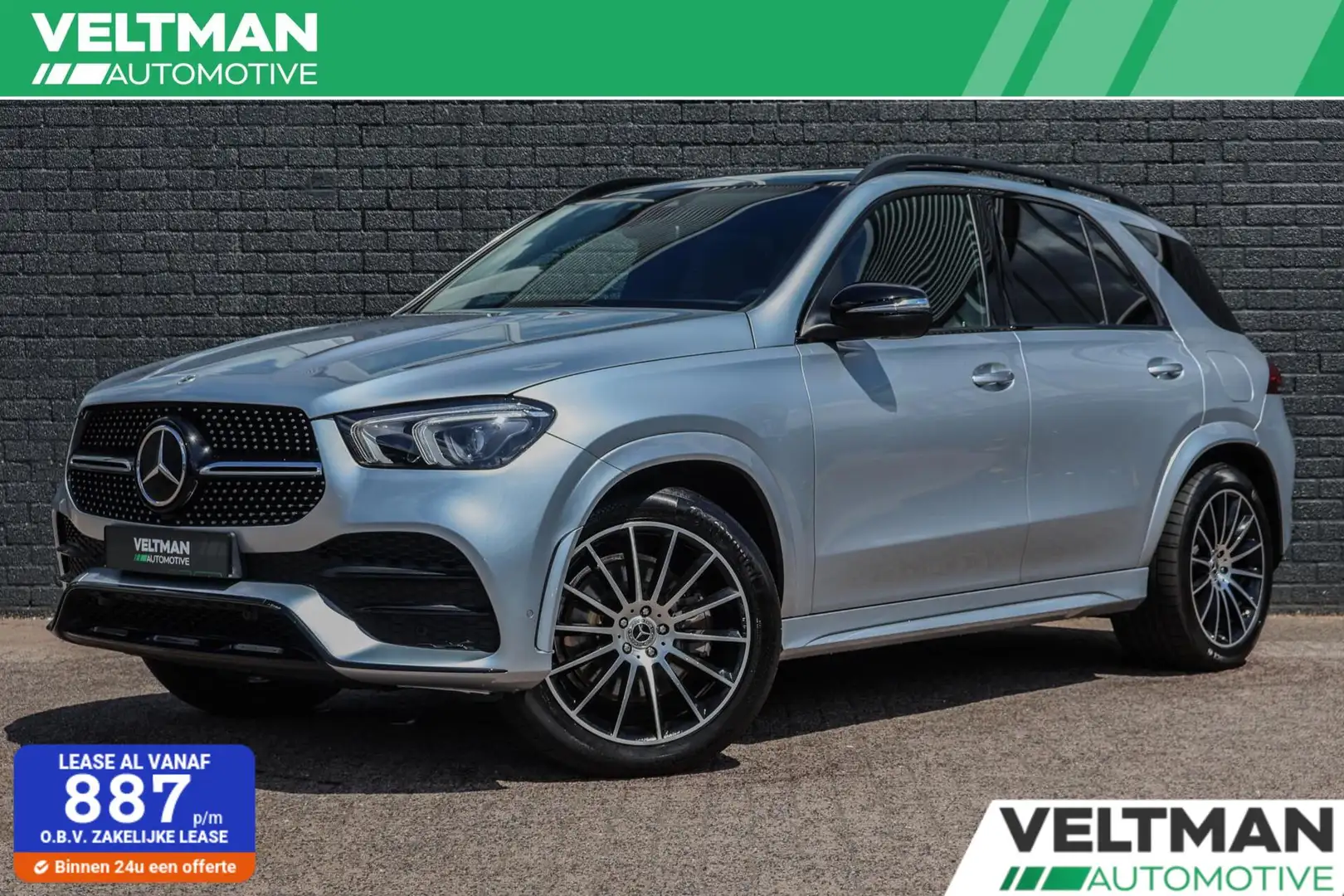 Mercedes-Benz GLE 350 e 4MATIC AMG LINE PANORAMADAK BURMESTER DISTRONIC Plateado - 1