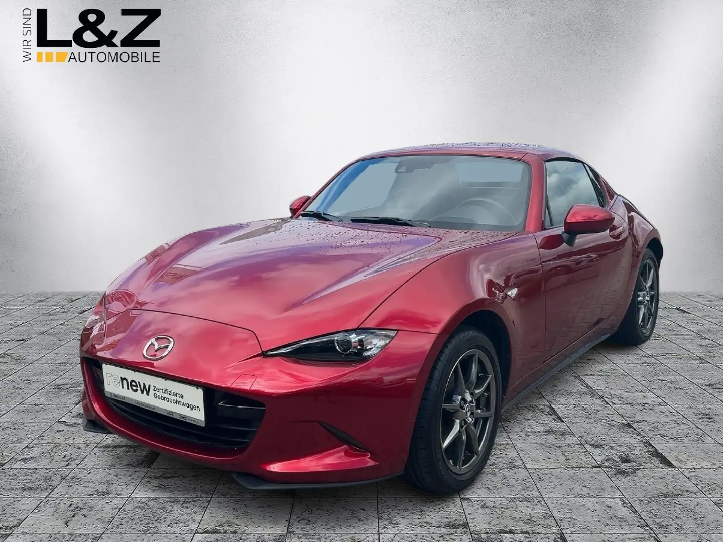 Mazda MX-5 Sports-Line 1.5 131 *Cabrio,SHZ,GJR,1.Hand* Rouge - 1