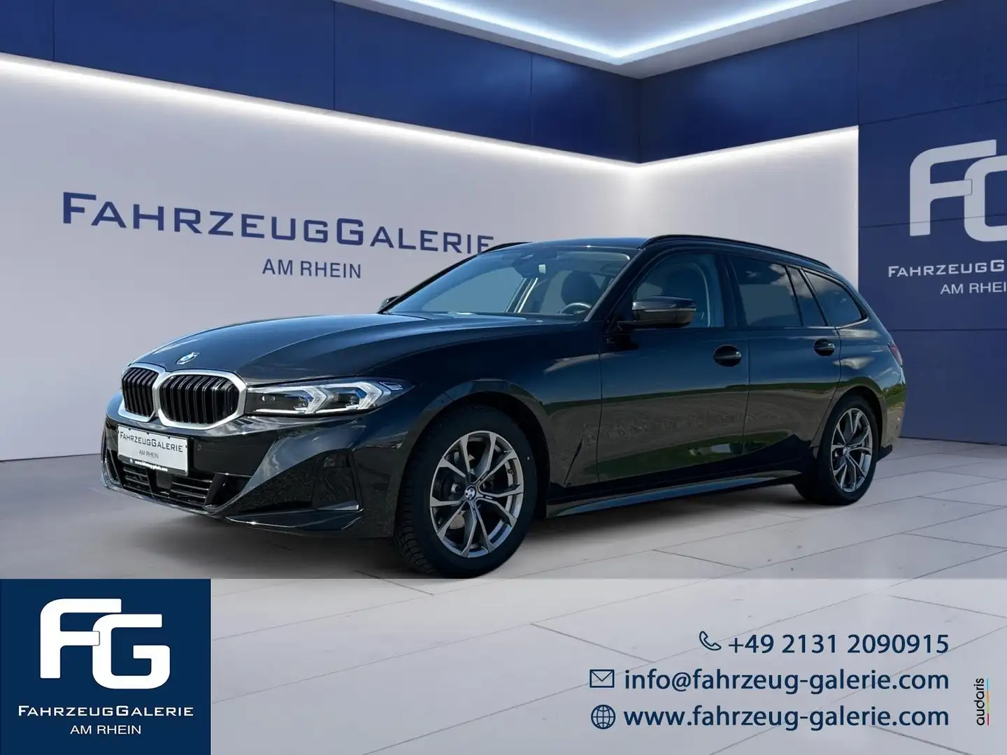 BMW 318 d Touring Standheizung Komfortzugang Noir - 1