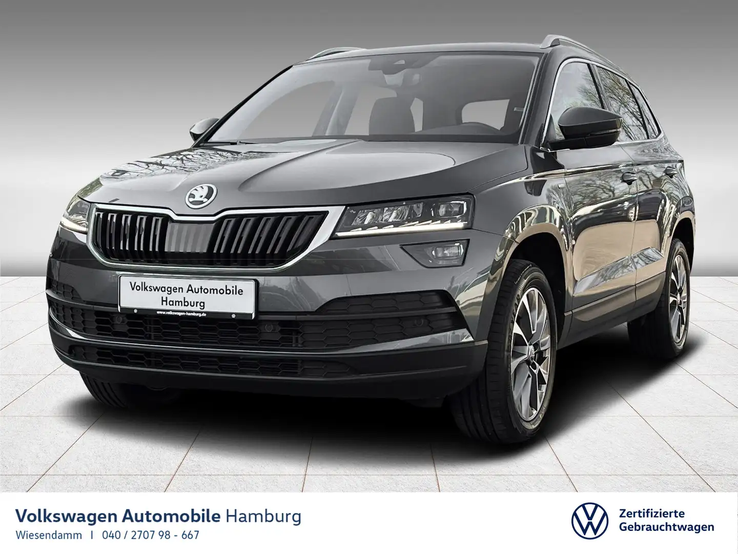 Skoda Karoq 1.5 TSI DSG Clever KAMERA/LED/NAVI Grau - 1