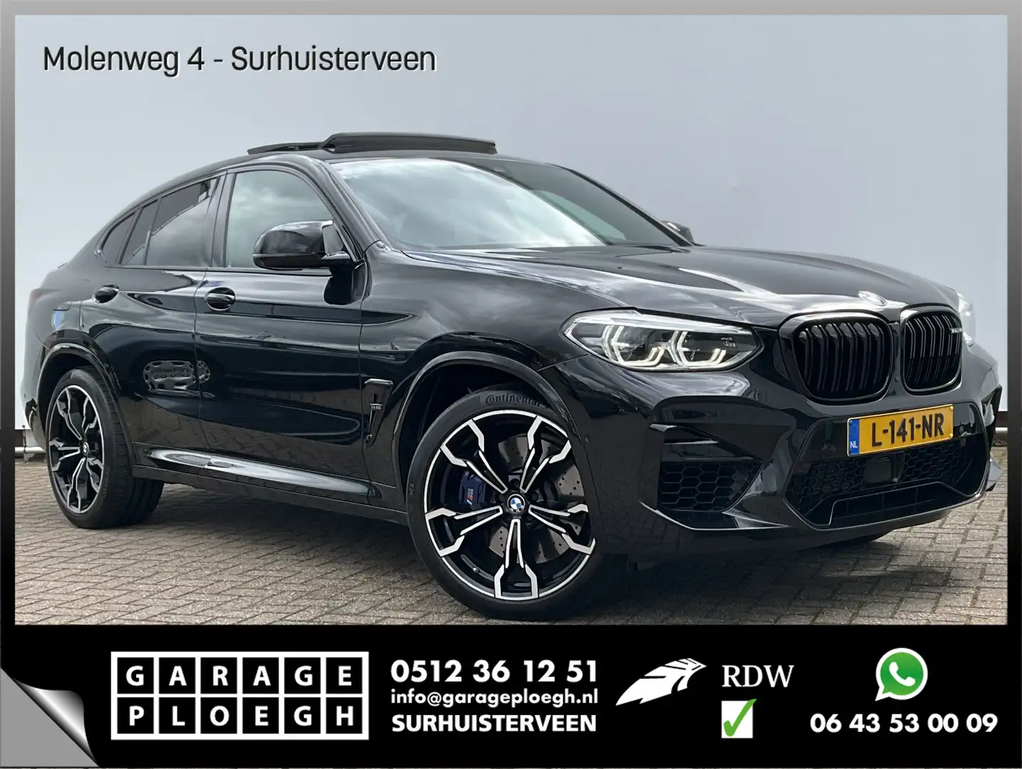 BMW X4 M Competition 510pk Vol opties! Pano/Schuif Harman/k Negro - 1
