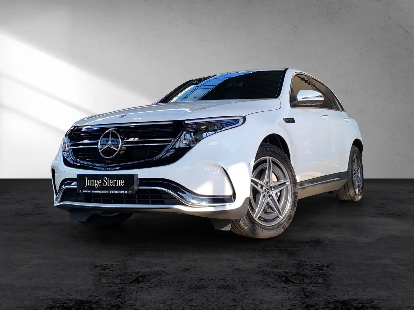 Mercedes-Benz EQC 400 EQC 400 4M AMG Line SHD Fahrass-P. 360° KEYLESS Weiß - 2
