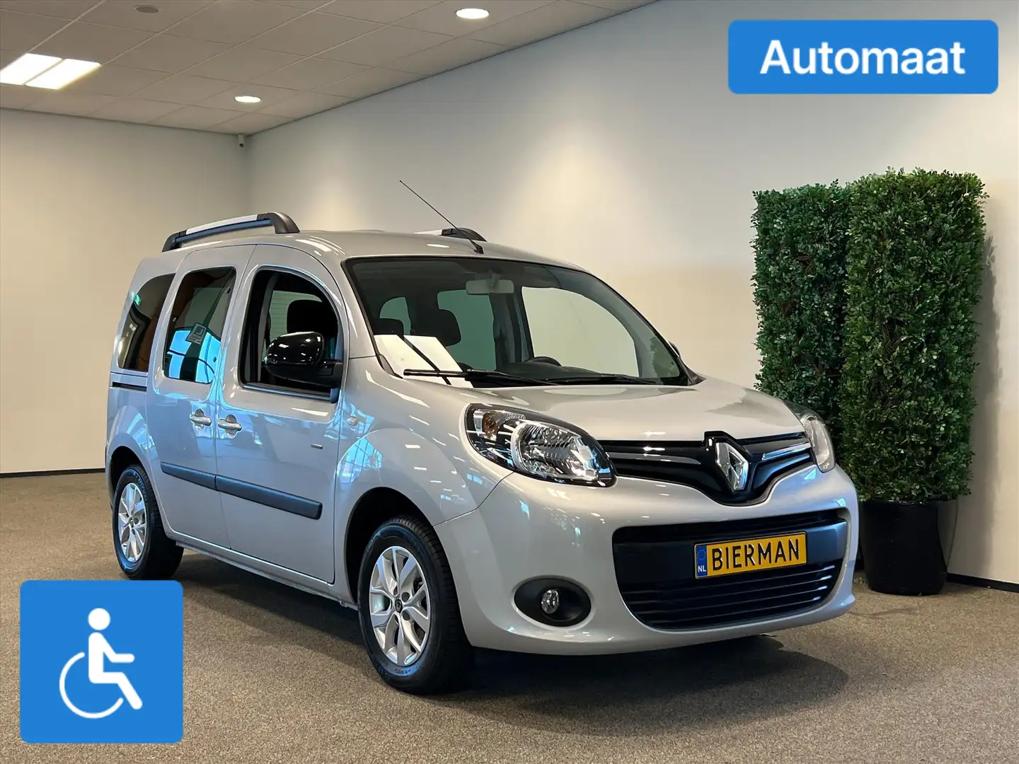 Renault Kangoo Rolstoelauto Automaat 3+1 Luchtvering Grijs - 1