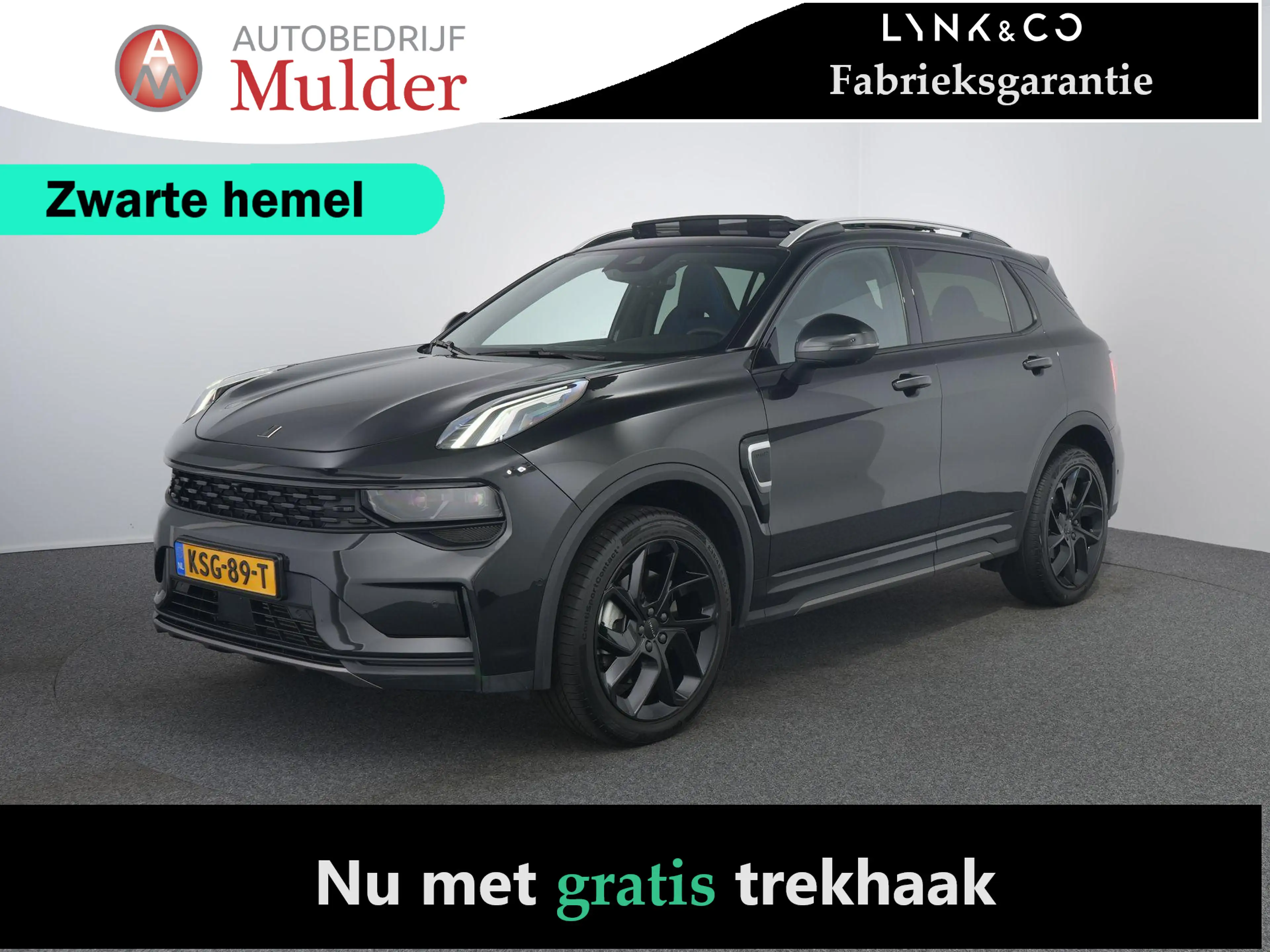 Lynk & Co 01 1.5 | Zwarte hemel | Black Edition | Pano | ACC |