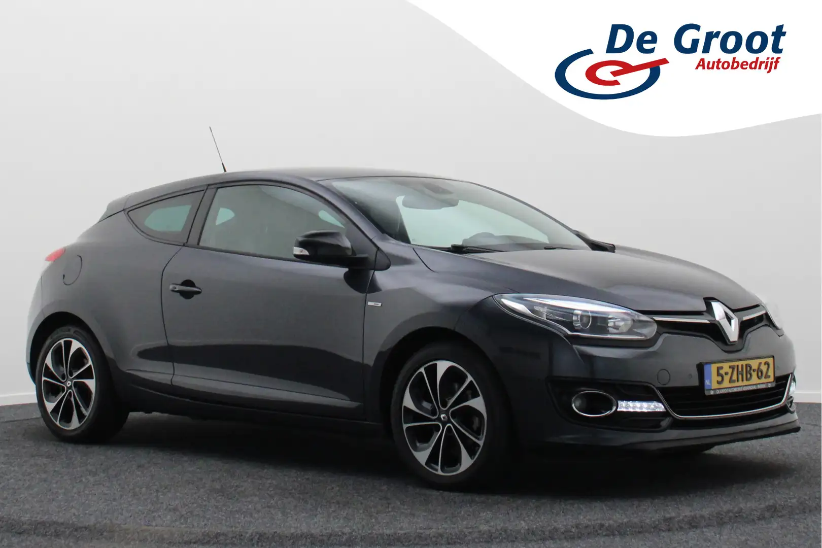 Renault Megane Coupé 1.2 TCe Bose Leder/Stof, Climate, Camera, BO Gris - 1