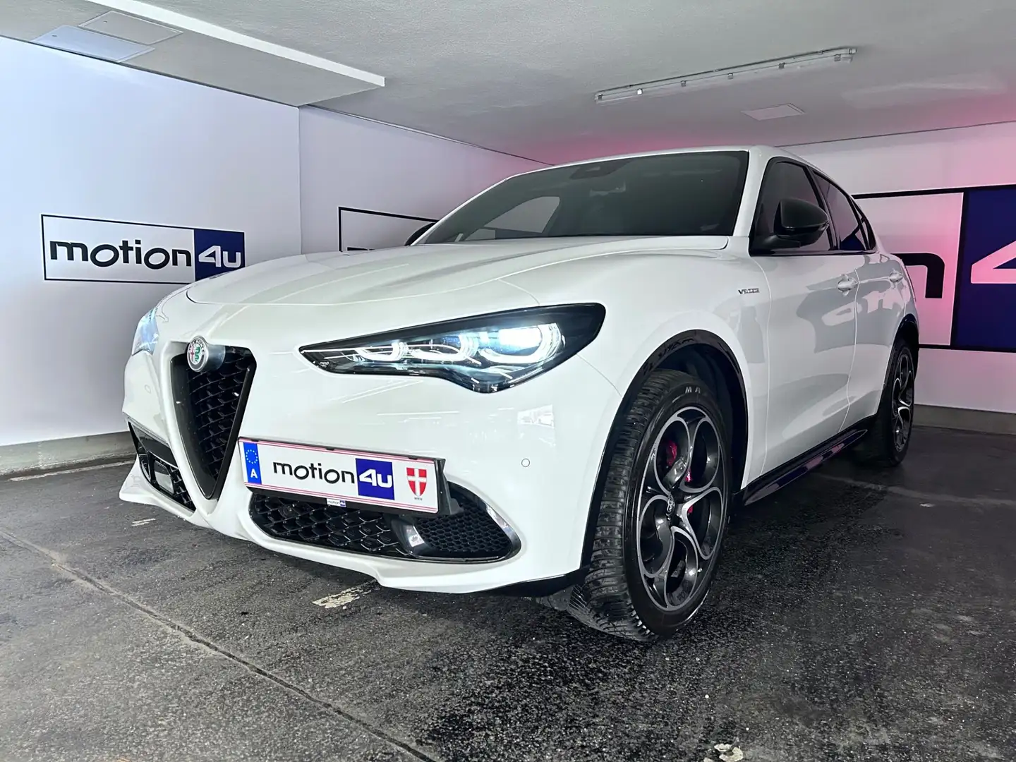 Alfa Romeo Stelvio 2.2 JTDM Veloce Q4 NERO-PAKET RFK SHZ LHZ ACC BLI Weiß - 2