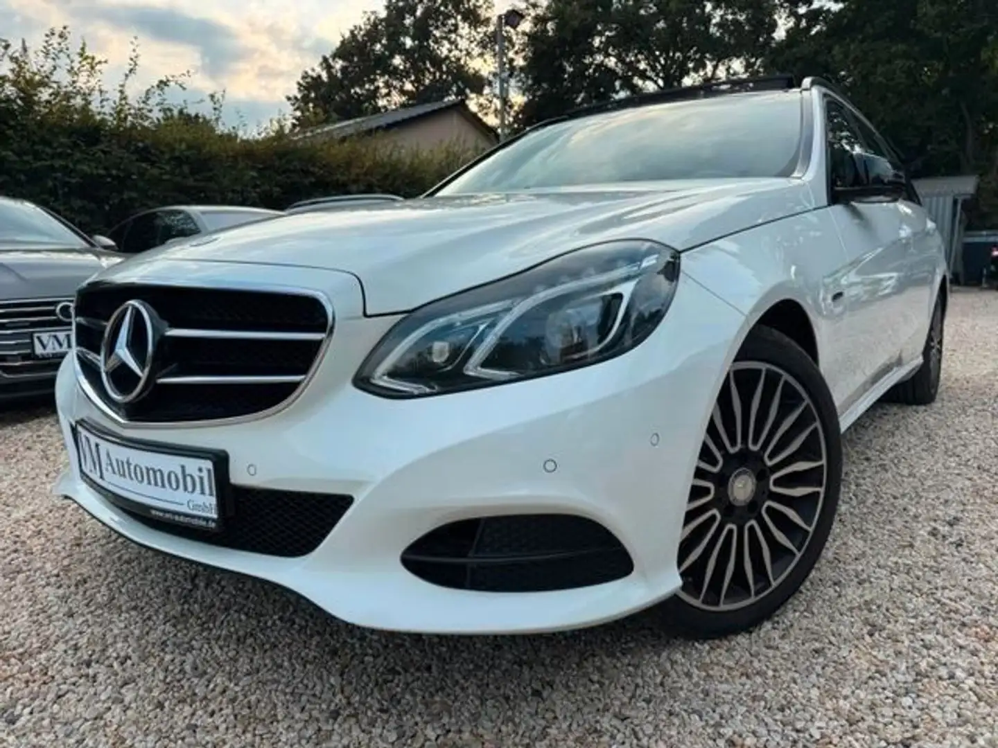 Mercedes-Benz E 220 BlueTEC 4MATIC Pano*360Kam*Tempo*Navi Weiß - 1