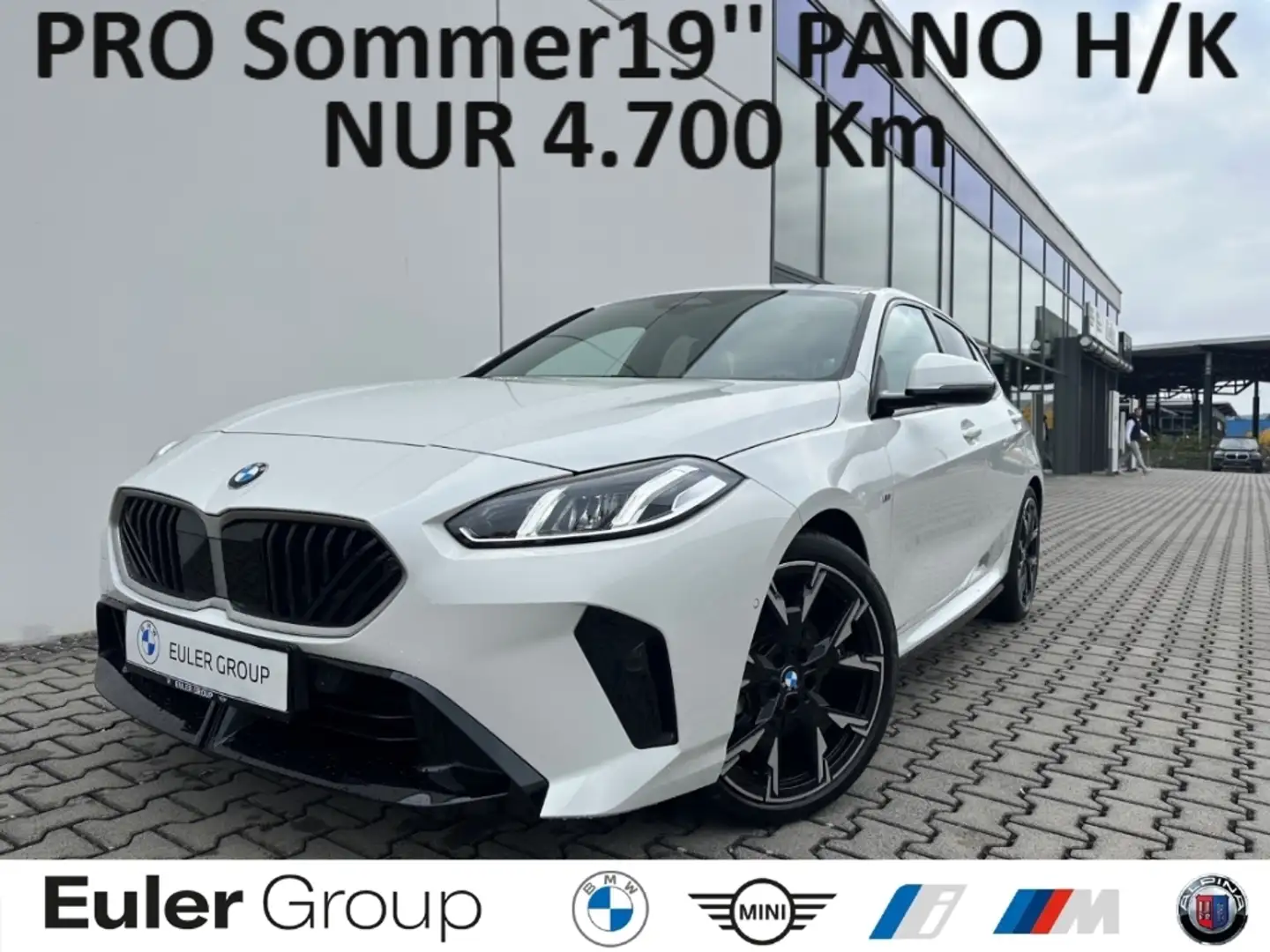 BMW 120 i M-Sport PRO Sommer19'' PANO H/K DA+ ParkAss Weiß - 1