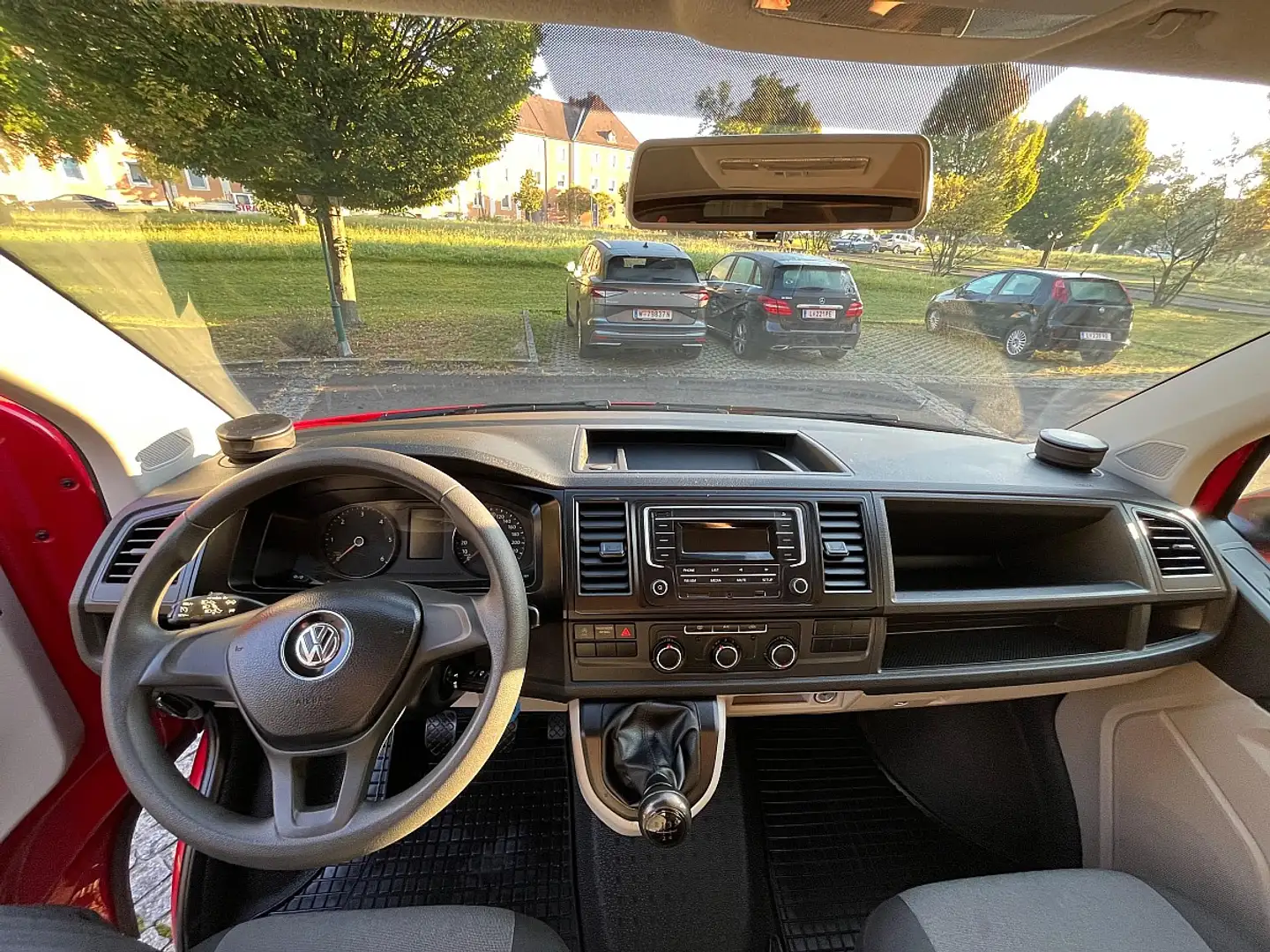 Volkswagen T6 Transporter T6 Kastenwagen KR Heckklappe, Tempomat, Heckwis... Rojo - 2