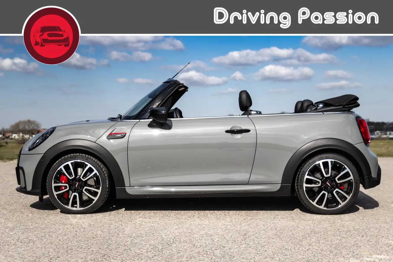 MINI John Cooper Works Cabrio JCW F57 | Leer | Head Up | ACC | Harman Kardon Grijs - 1
