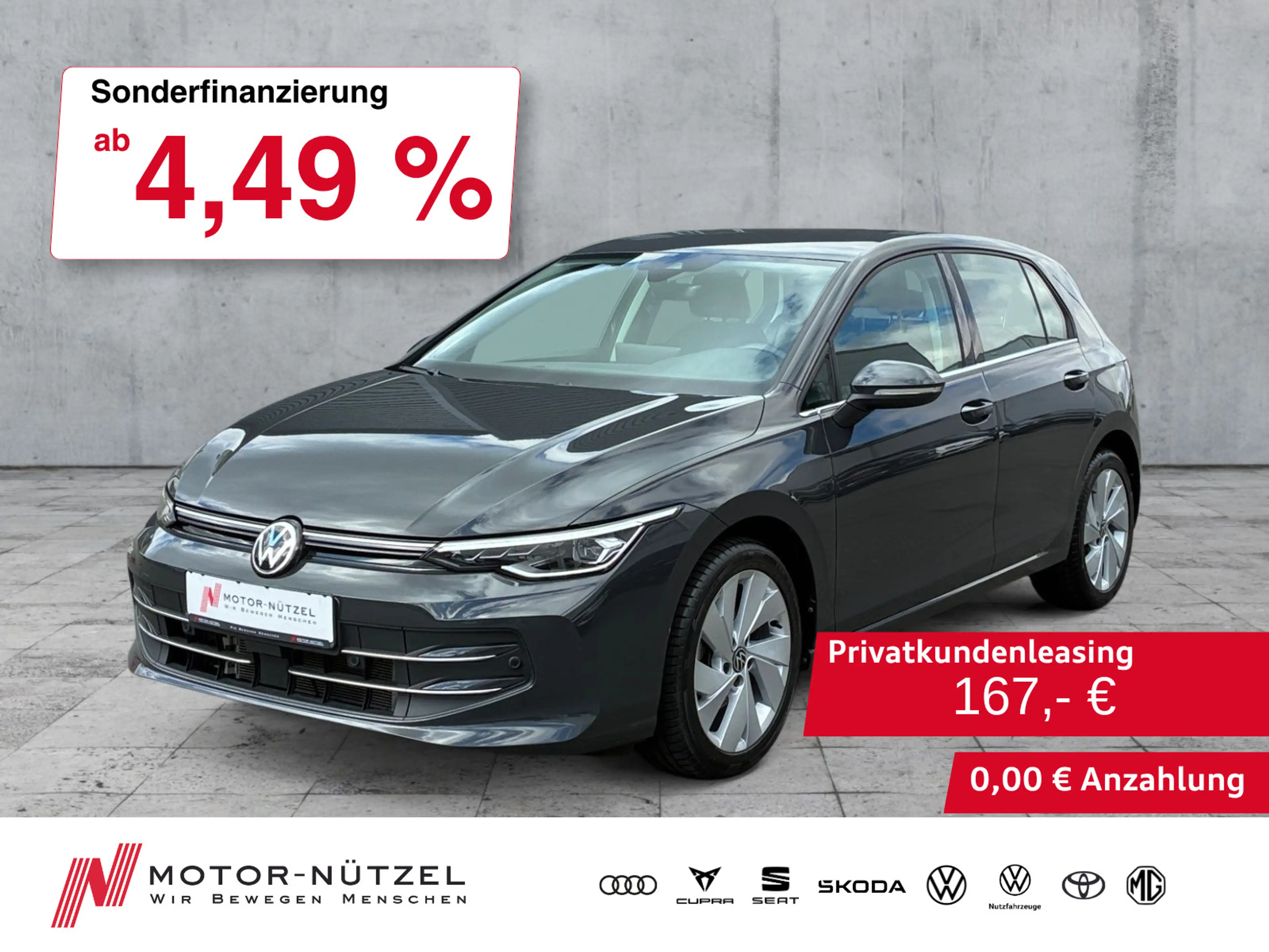 Volkswagen Golf 1.5 TSI STYLE LED+RFK+ACC+DAB+
