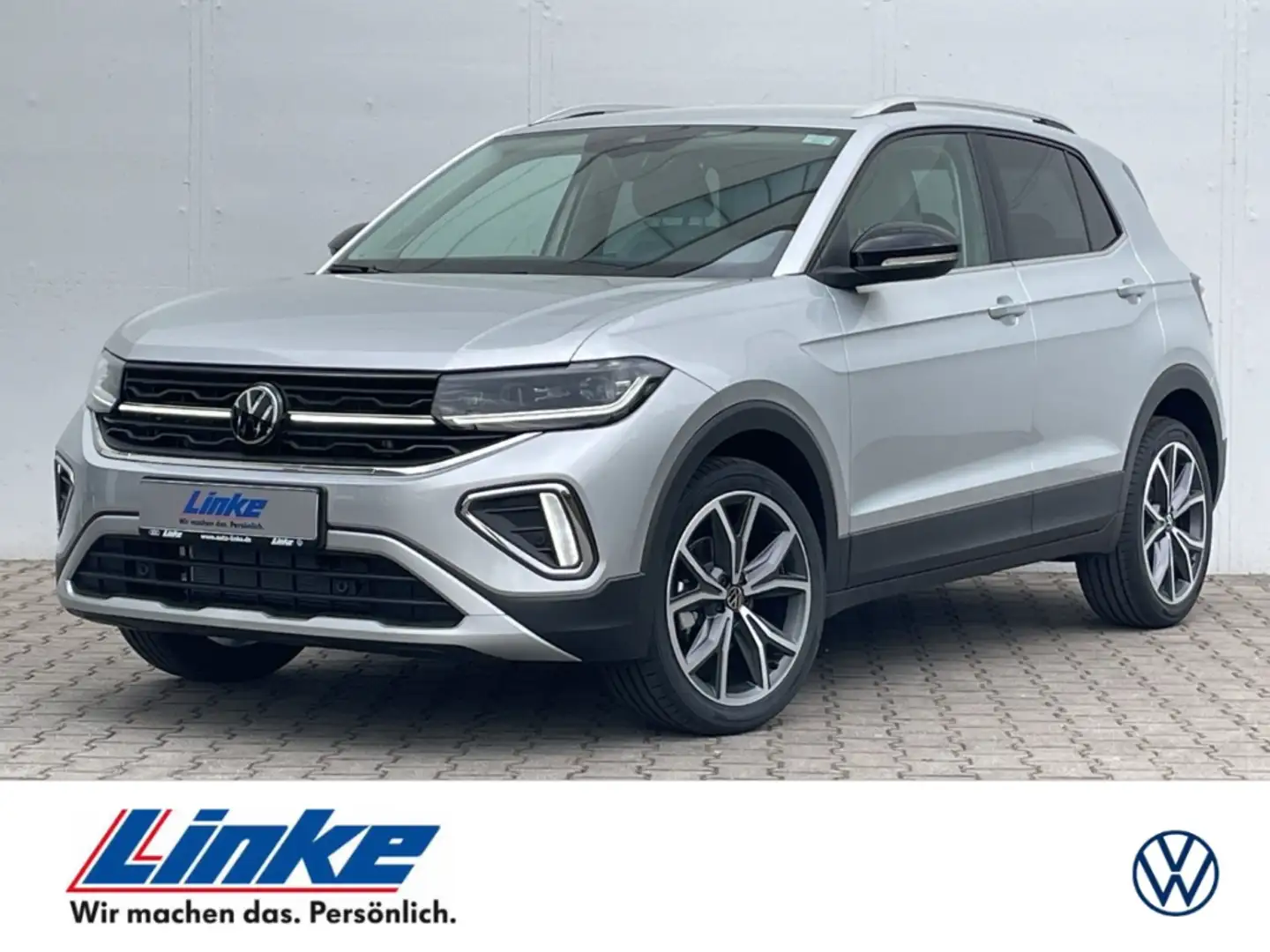 Volkswagen T-Cross Style 1.0 TSI DSG Navi/Matrix/ACC/Kamera/App-Conne Silber - 1