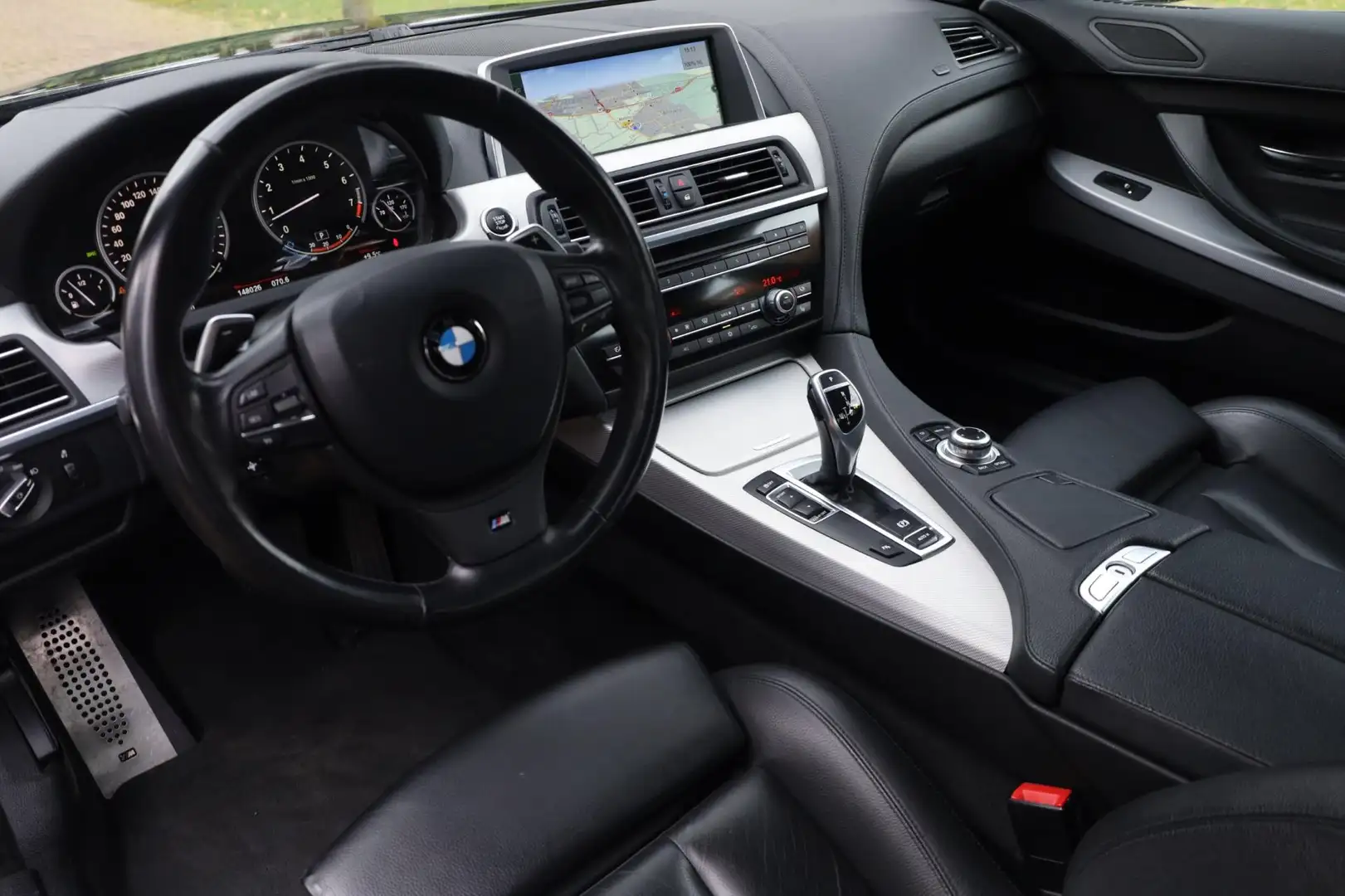 BMW 640 6-serie 640i High Executive Aut. | M-Pakket | Xeno crna - 2