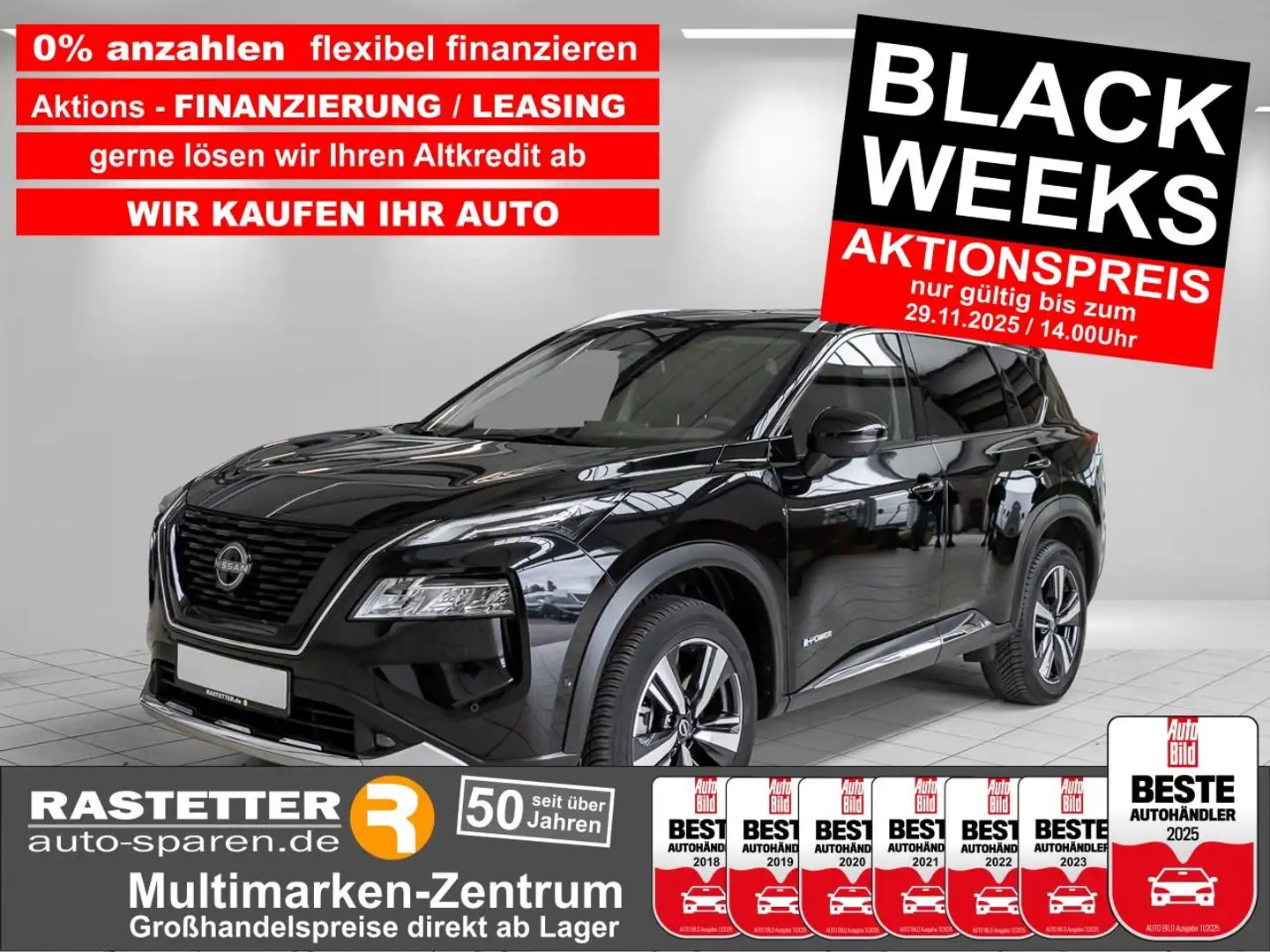 Nissan X-Trail X-Trail e-POWER e-4ORCE tekna Leder+19Z-Matrix+Pro Negro - 1