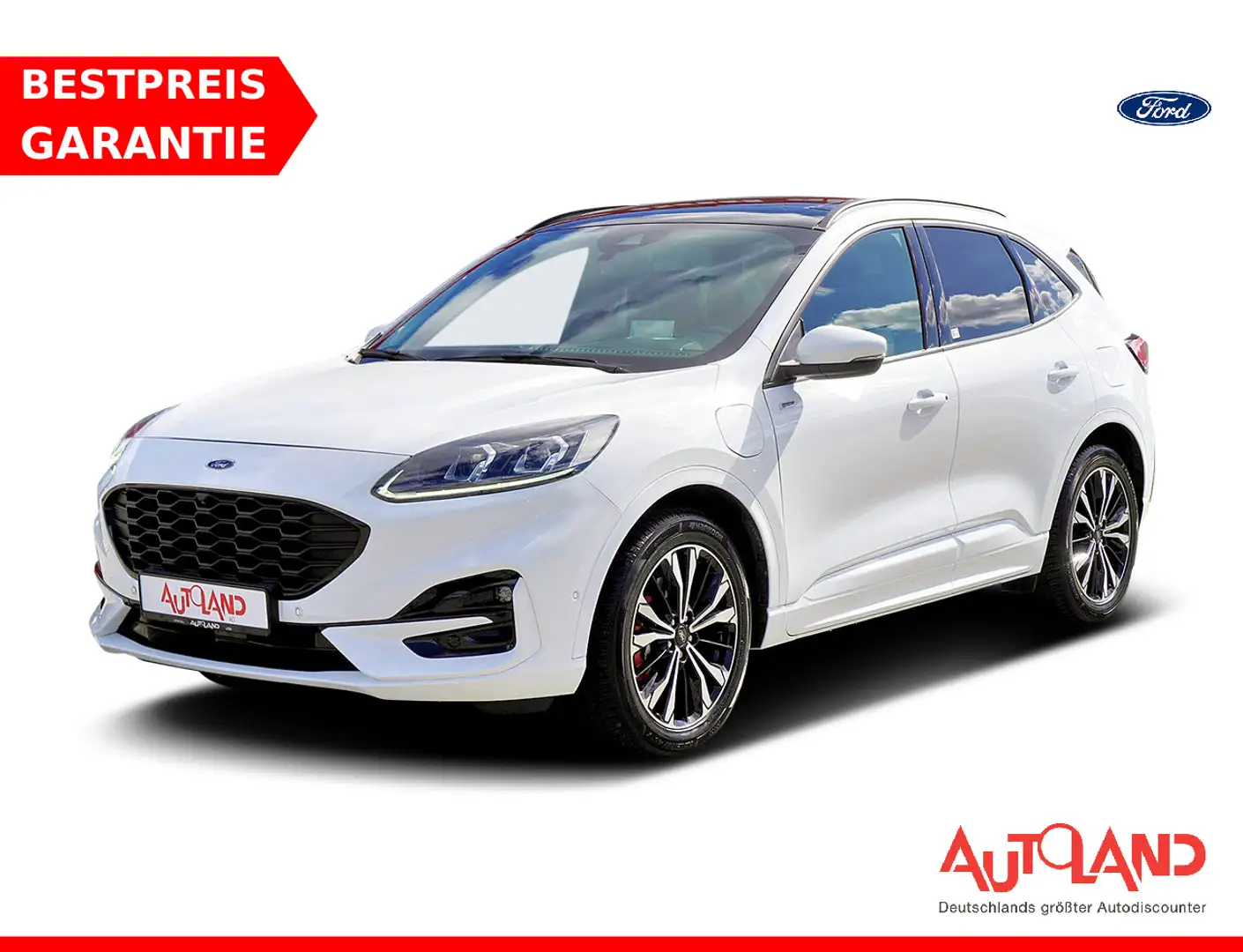 Ford Kuga 2.5 Duratec PHEV ST-Line LED Panorama B&O Weiß - 1