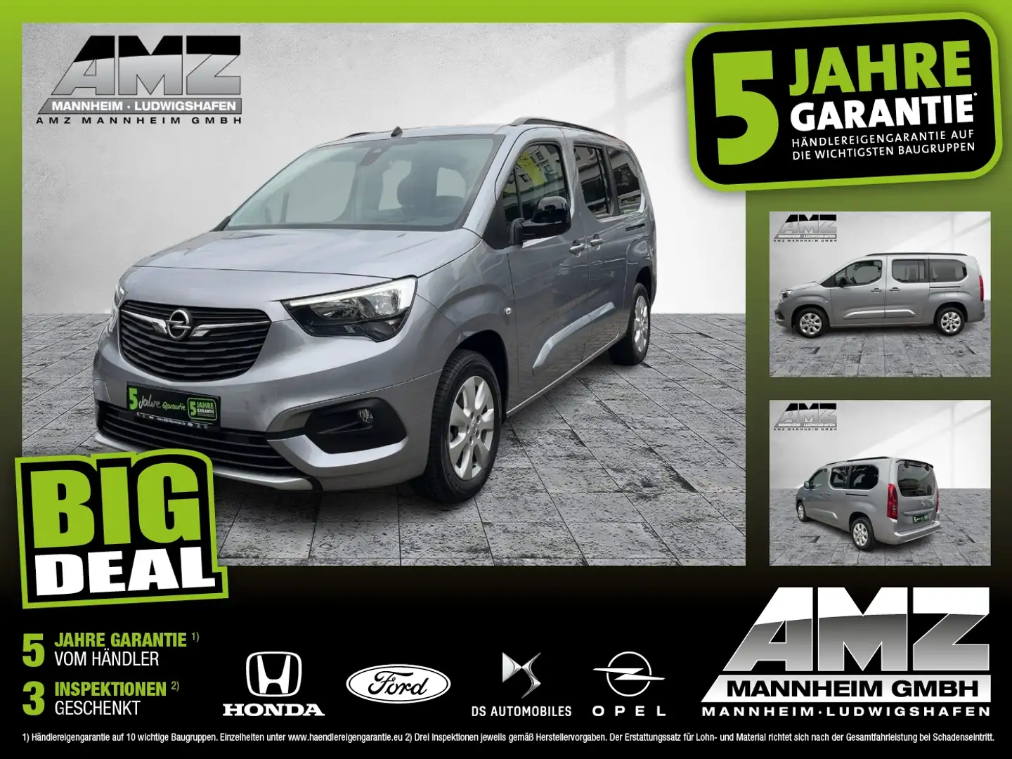 Opel Combo-e Life XL - Ultimate 2xKlima+Fernlichtass Grau - 1