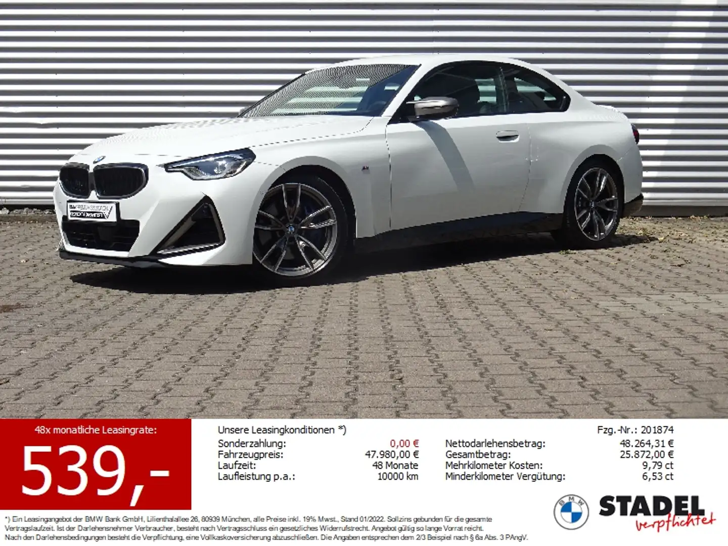 BMW 240 Mi Coupé adLED LivePro HiFi ACC DriveAssist Wit - 1