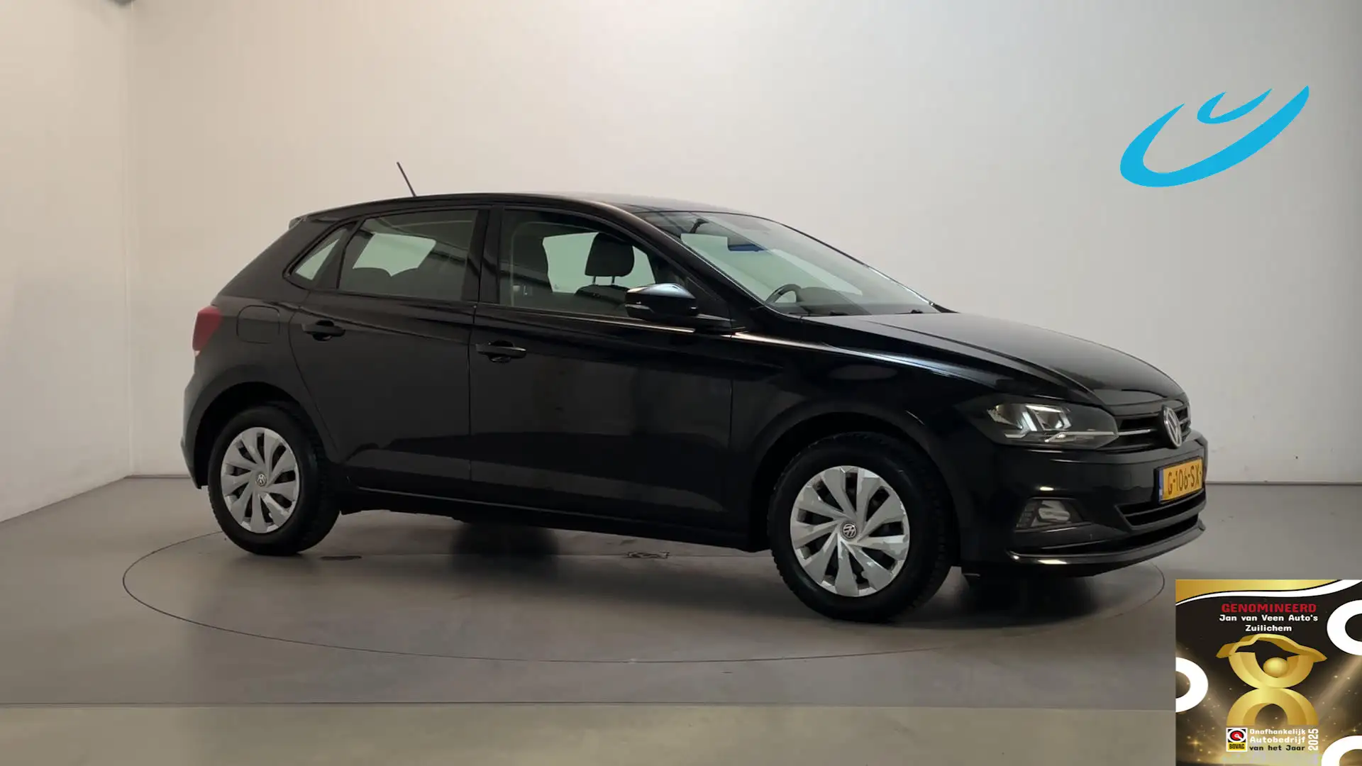 Volkswagen Polo 1.0 TSI Comfortline App-Connect Airco Adaptive Cru Zwart - 1