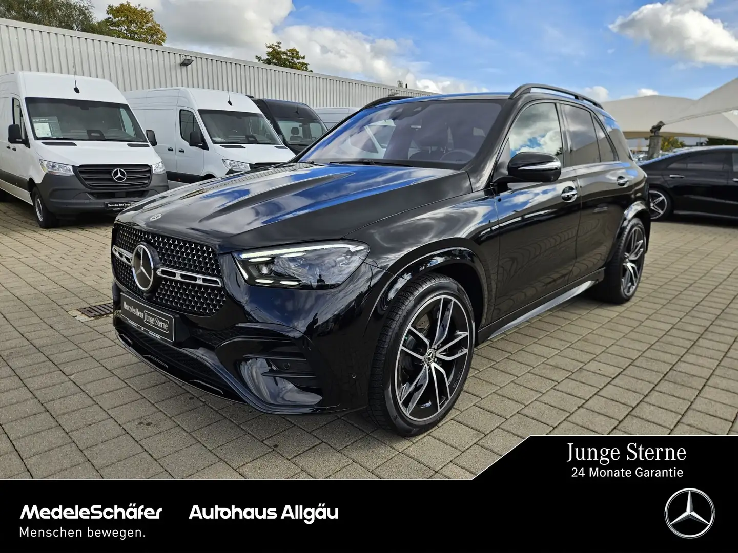 Mercedes-Benz GLE 450 GLE 450 d 4M AMG Night 22" 7-Sitze Airmatic AHK Schwarz - 1