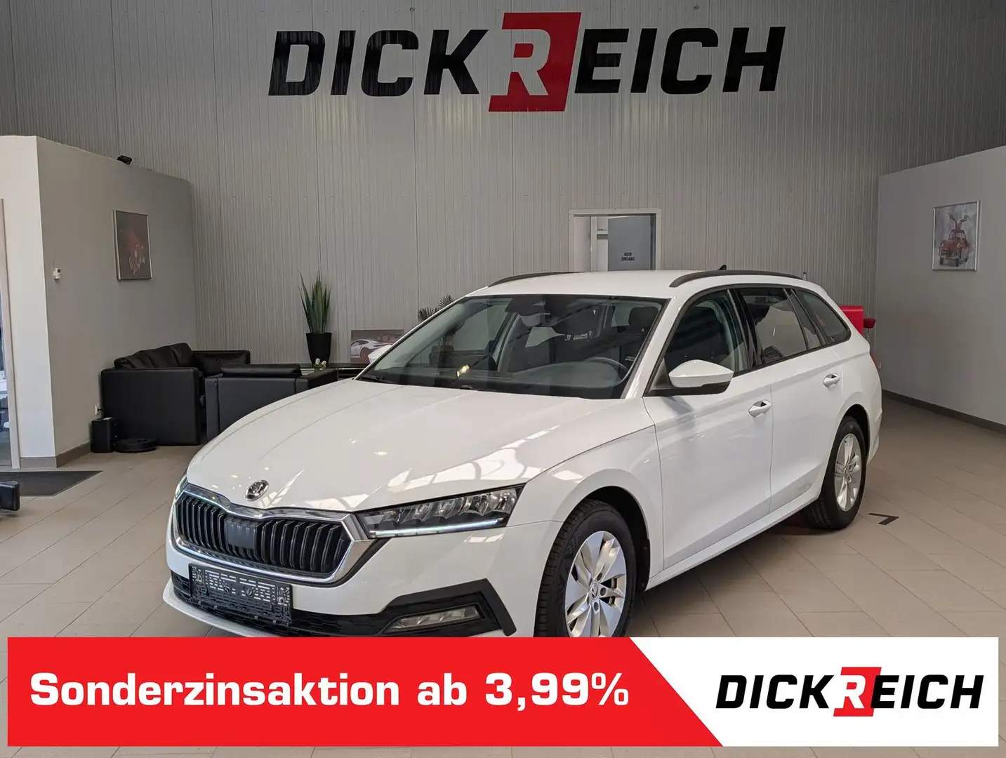 Skoda Octavia 2.0 TDI Combi Ambition LED SmartLink PDC Weiß - 1
