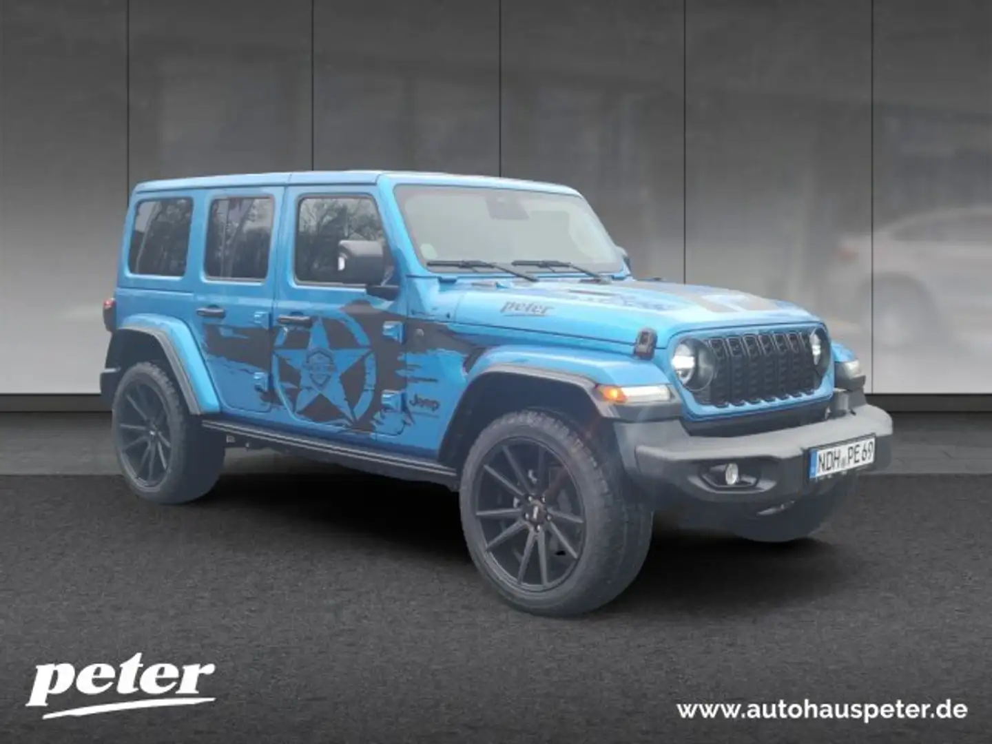 Jeep Wrangler WRANGLER ICE MY2024 Sahara 2.0l T-GDI Blau - 2
