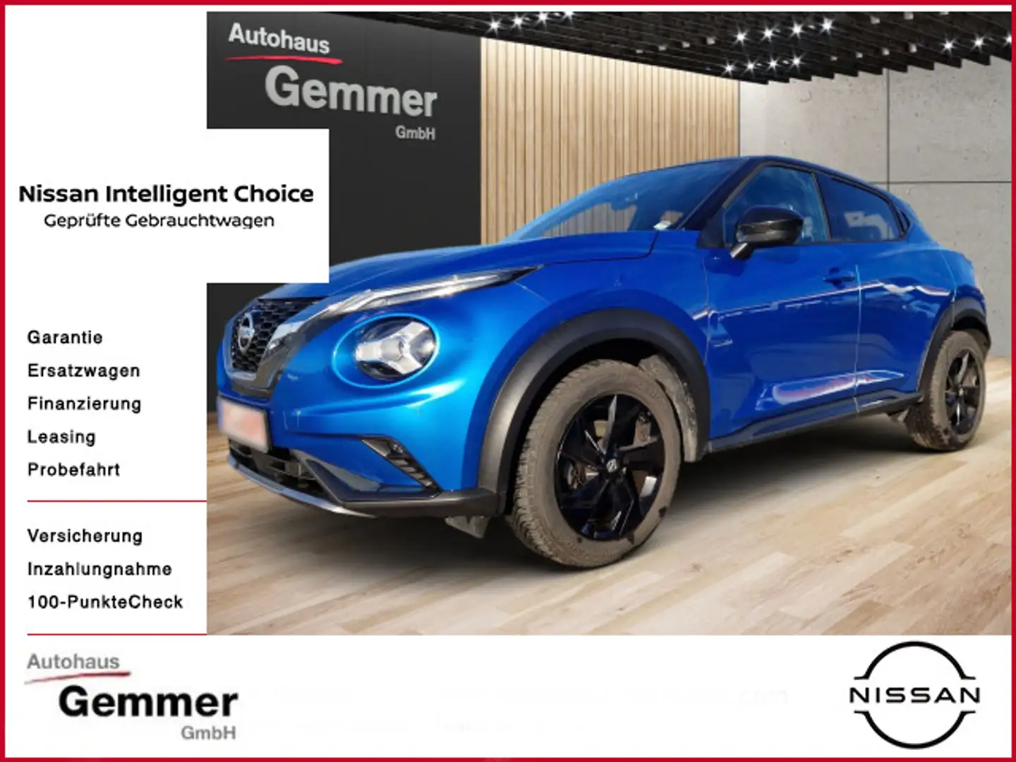 Nissan Juke JUKE 1.0 DIG-T 114 PS 6MT N- Design plava - 1