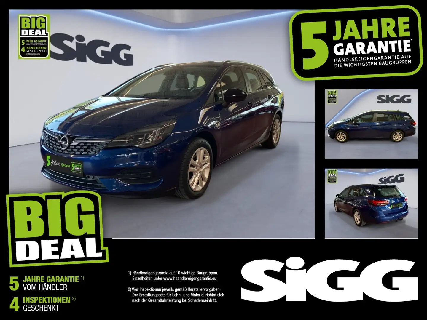 Opel Astra K Sports Tourer 1.2 Turbo  Edition Matrix Blauw - 1