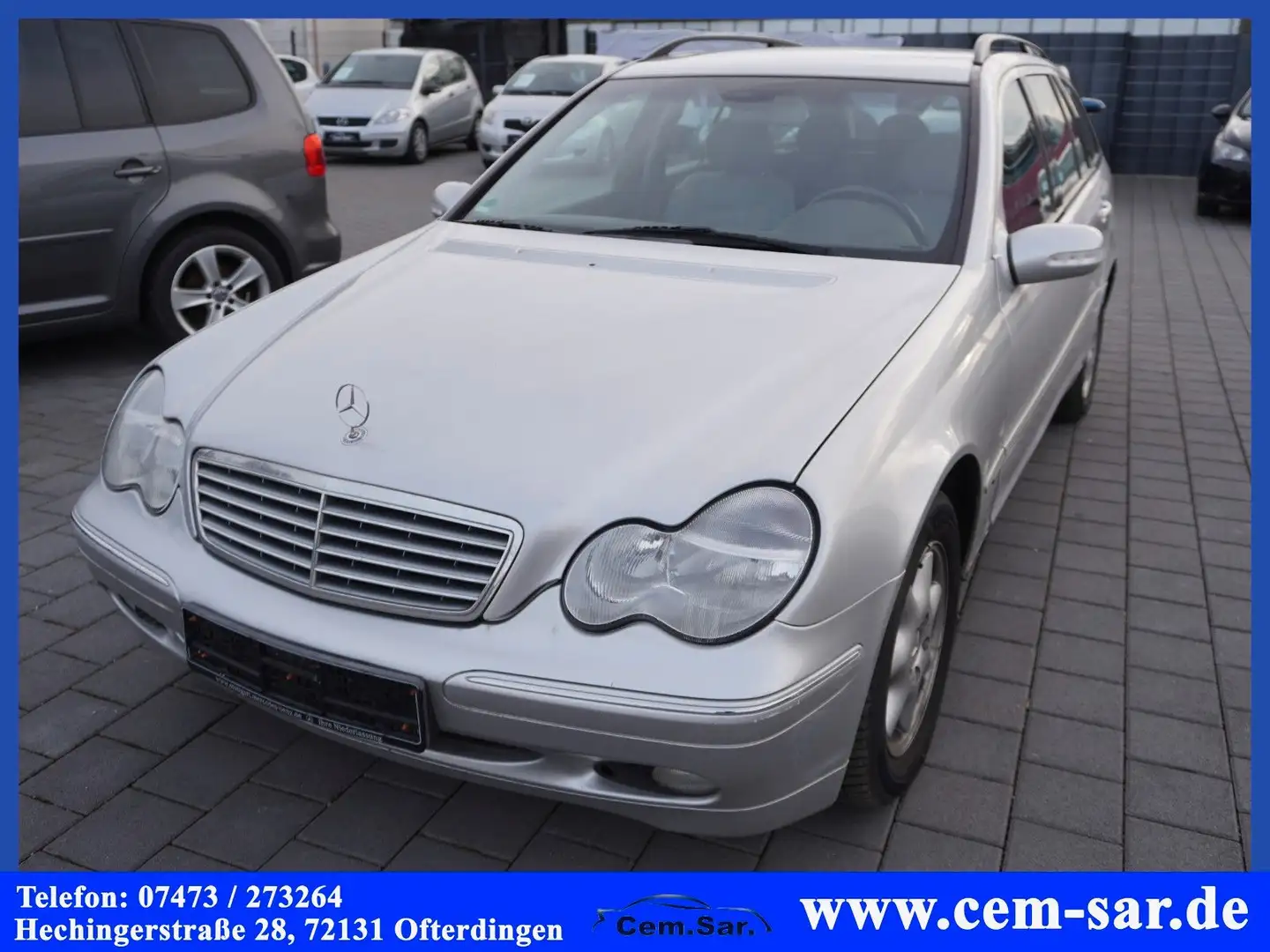 Mercedes-Benz C 180 T-Modell Kompressor *Elegance*TÜV & AU NEU Argent - 2