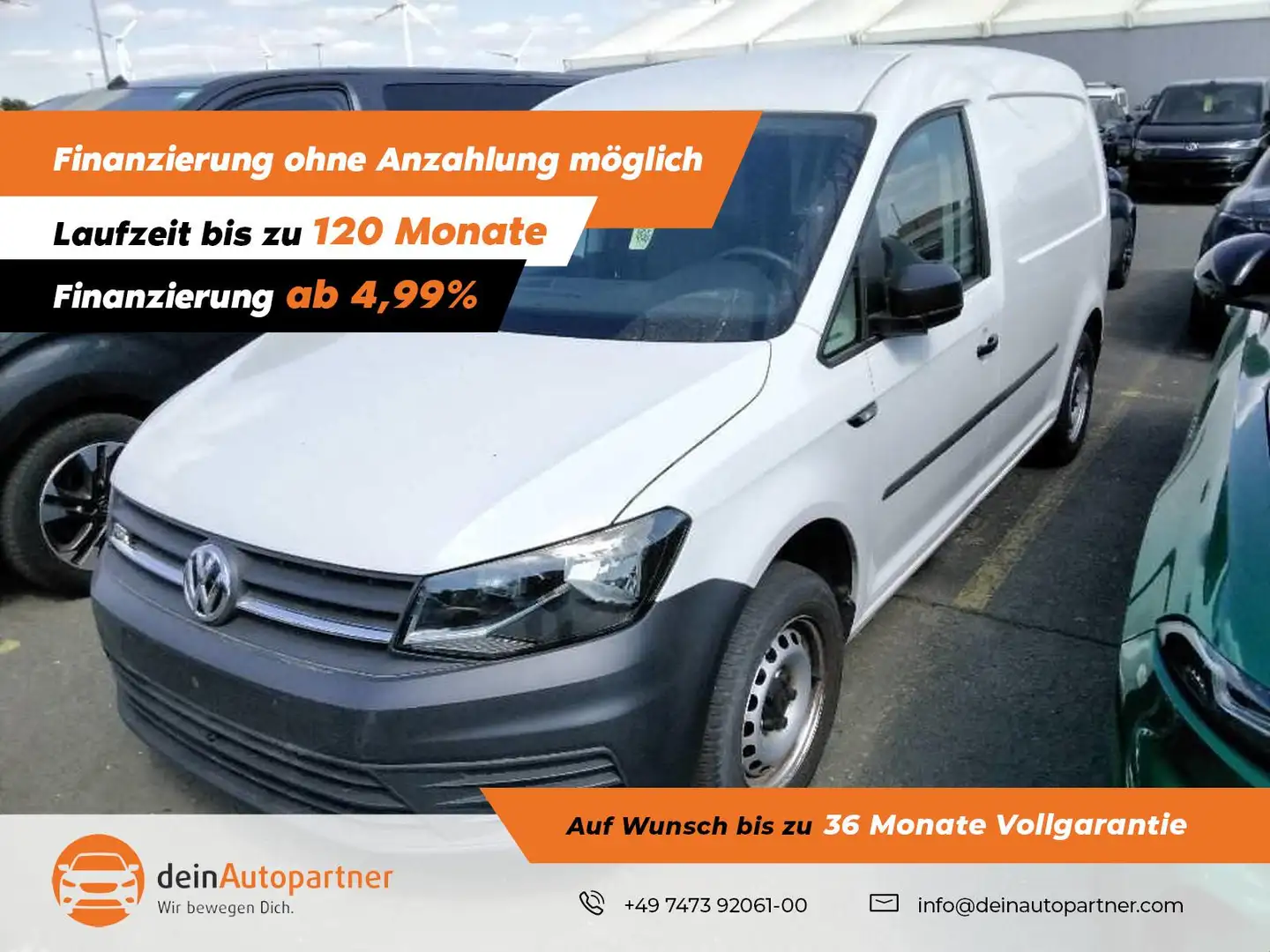 Volkswagen Caddy ABT e-Kasten DSG PDC Weiß - 1