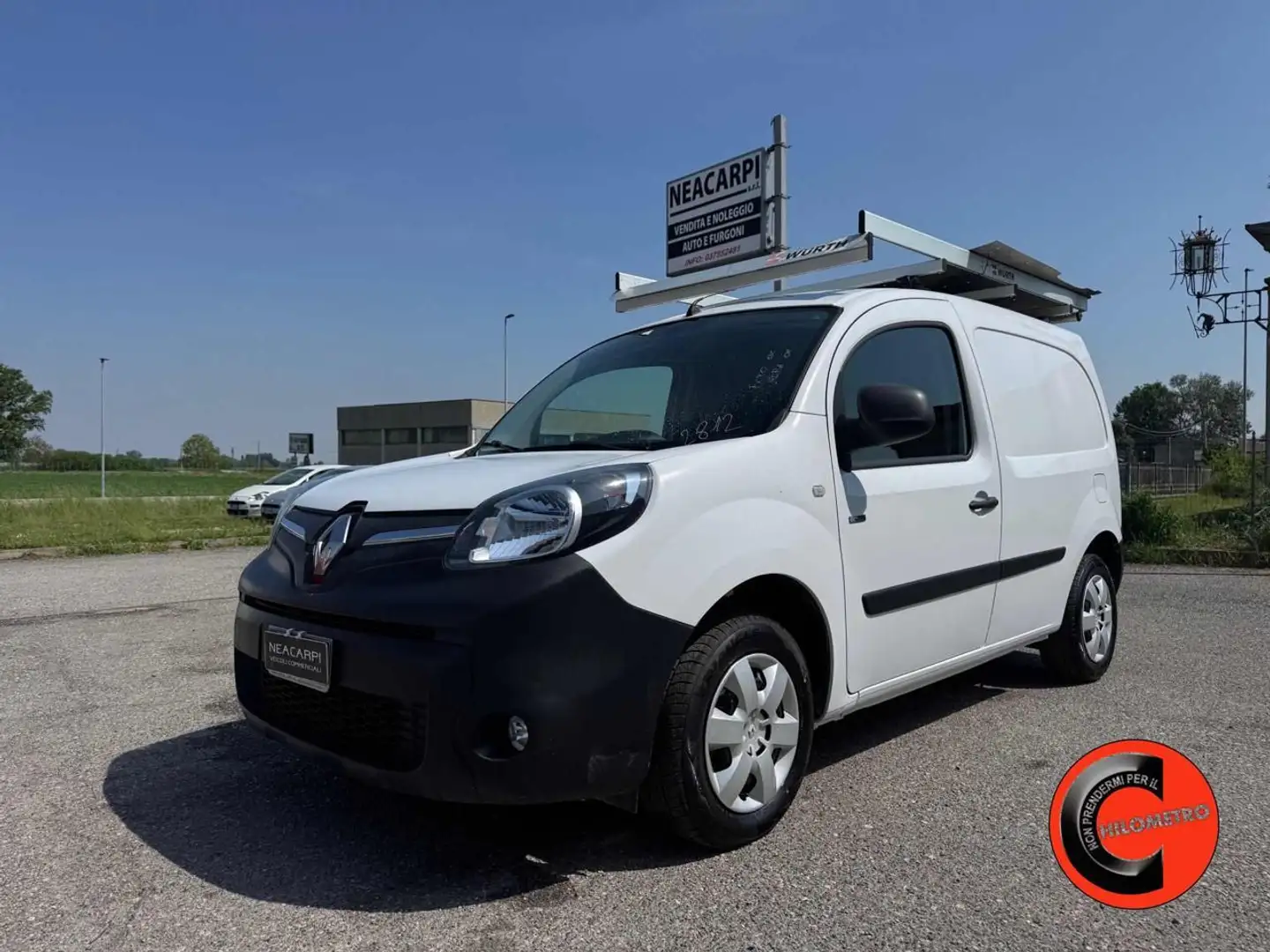 Renault Kangoo Z.E. 44 KW N1 PORTAPACCHI-CRUISE-BATTERIE DI PROPRETA'- Weiß - 1