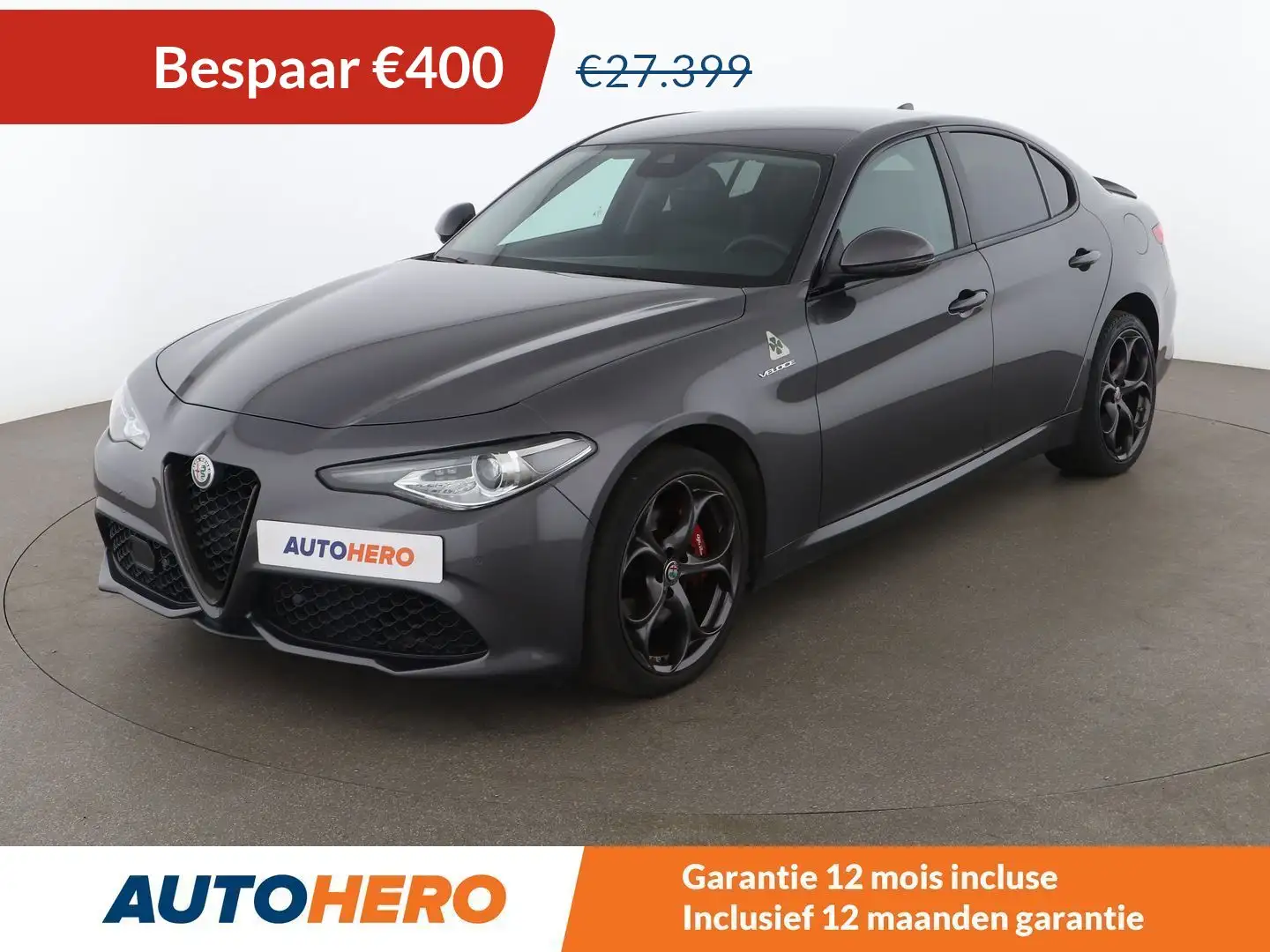 Alfa Romeo Giulia 2.0 Turbo Veloce Gris - 1