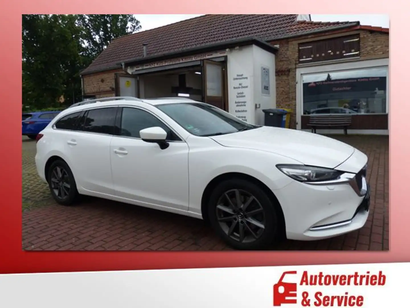 Mazda 6 2.2 Sports-Line AWD Autom.,Leder,Tempom. Navi Blanc - 1