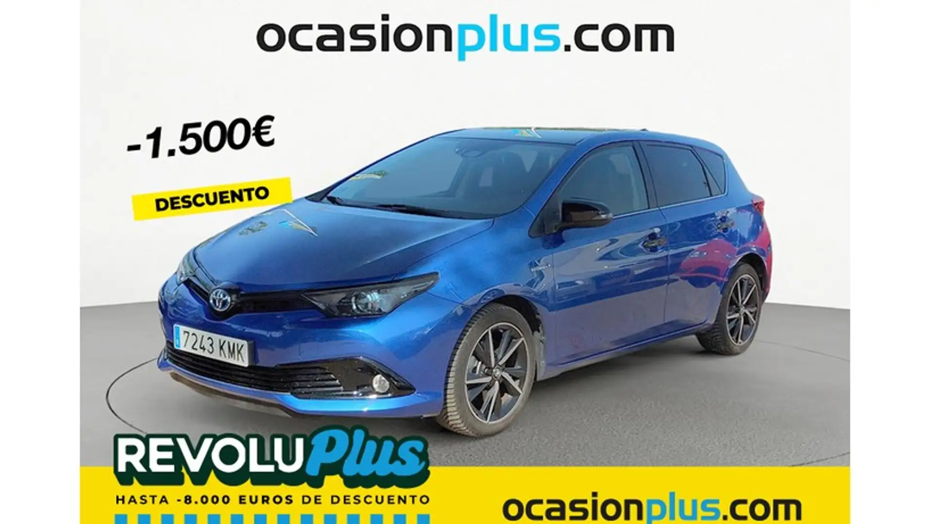 Toyota Auris hybrid 140H Feel! Bleu - 1