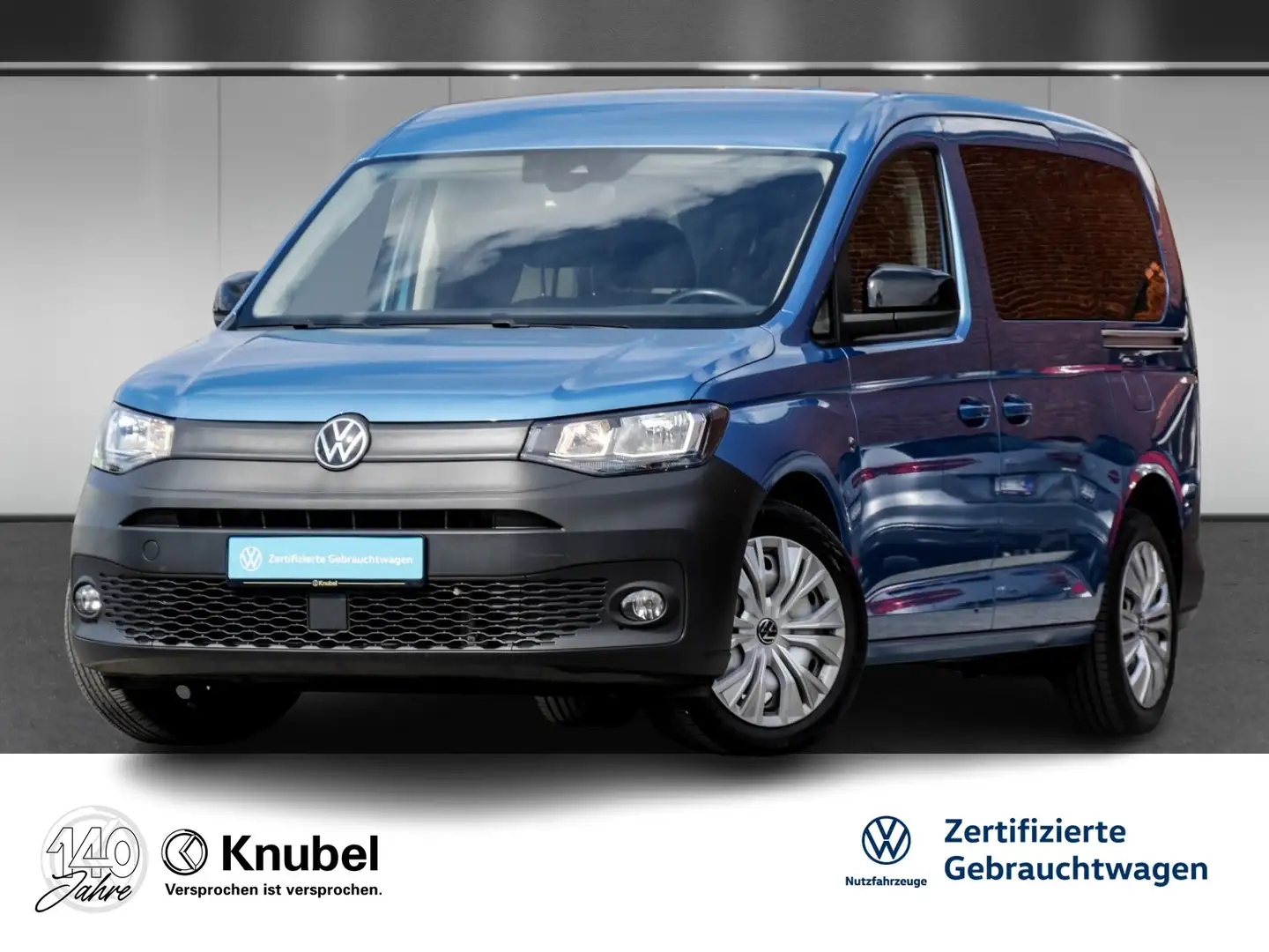 Volkswagen Caddy Maxi 2.0 TDI DSG Navi DAB+ AHK ACC RKamera Blau - 1